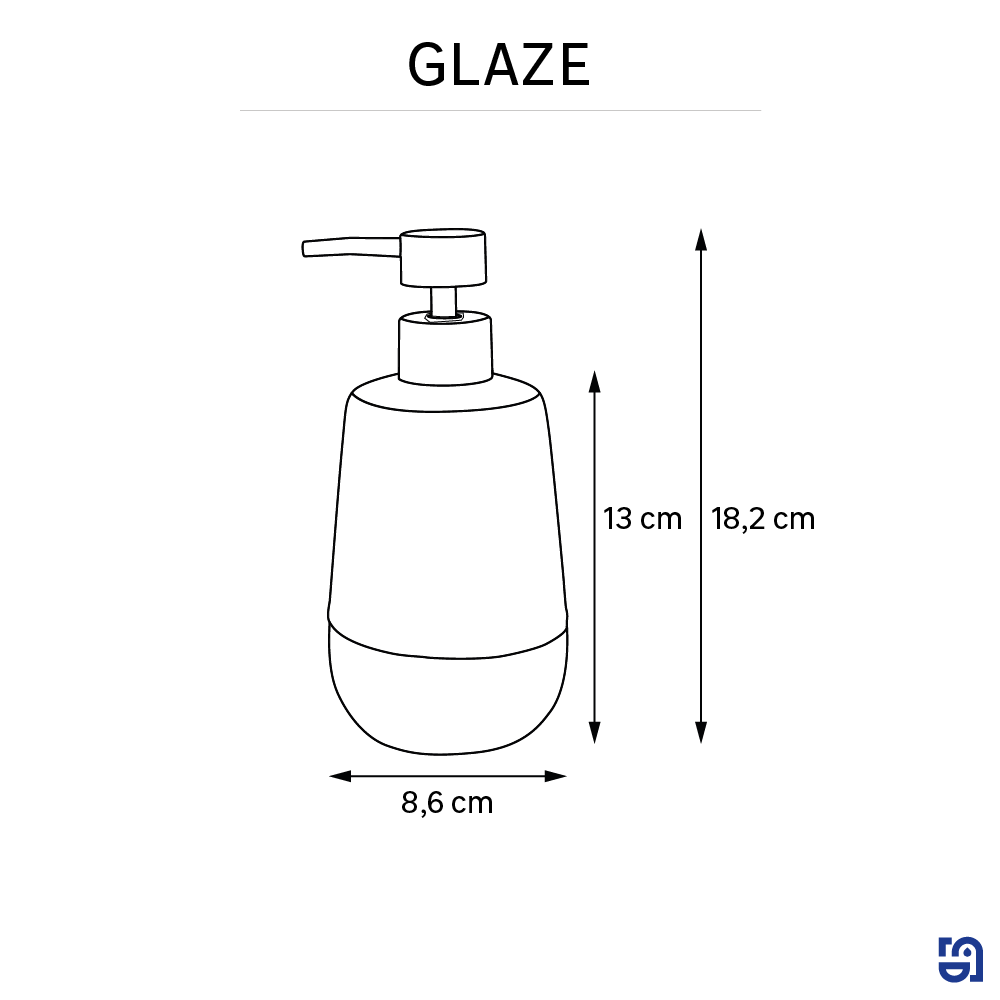 Distributeur de savon céramique pecan Glaze SENSEA - 4