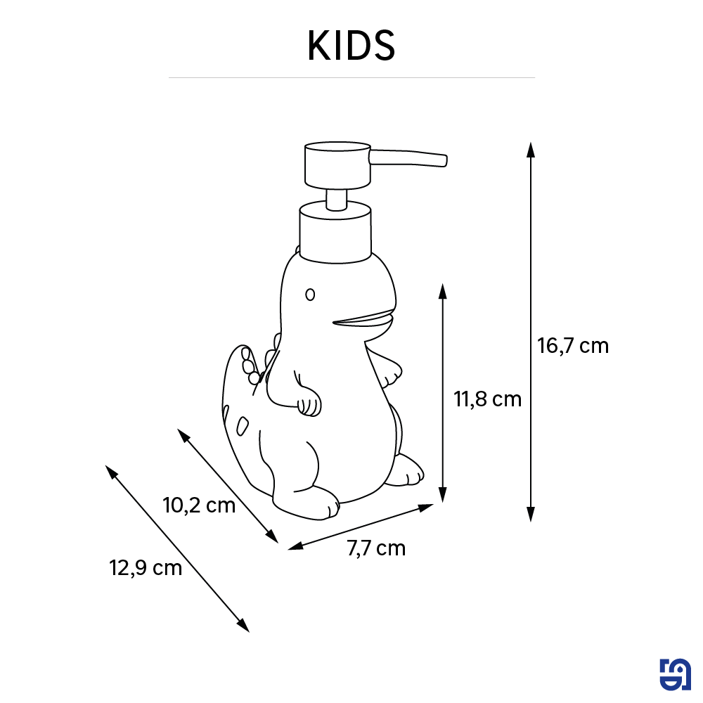 Dispensador  Kids multicolor mate - 2