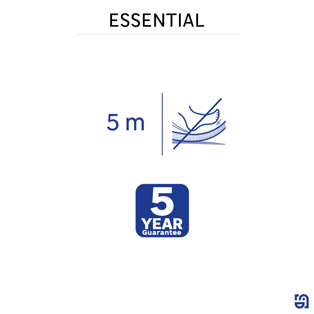 Fita antiderrapante adesivo 2.5x5m transparente Sensea - 6