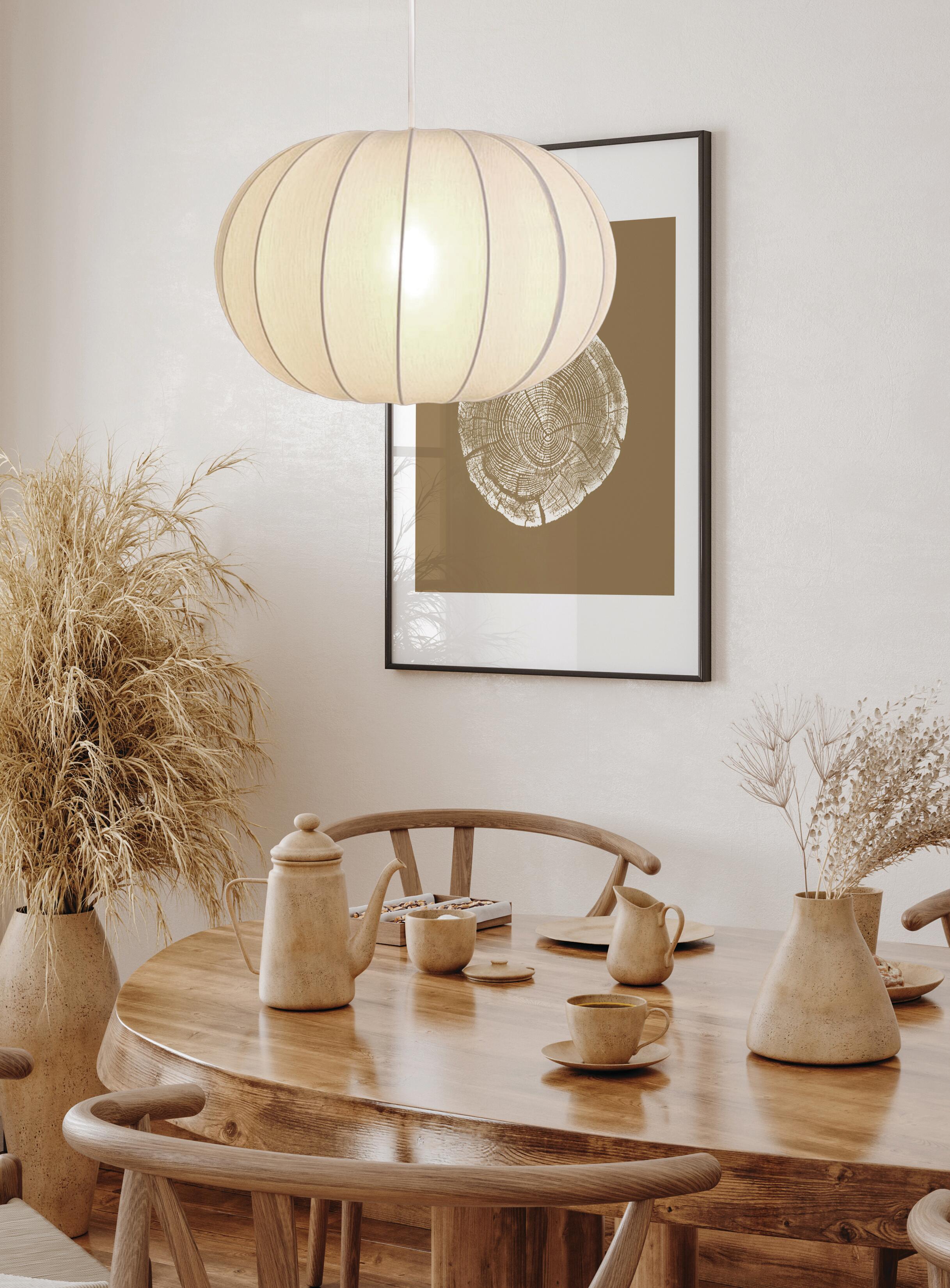 Suspension Chiquita polyester, blanc, Diam.40 cm, E27 - 2