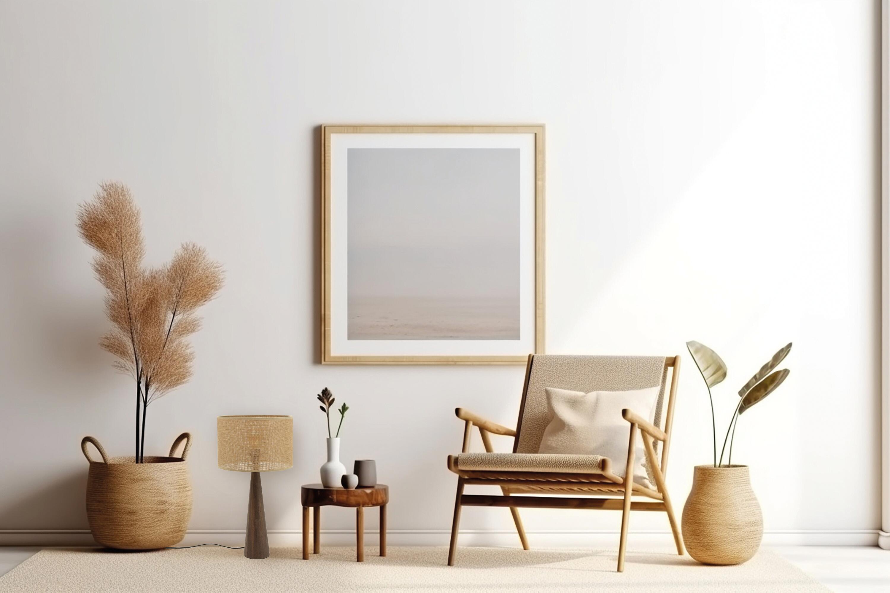 Lampe Honorine, céramique, beige, H.58 cm, E27 - 4