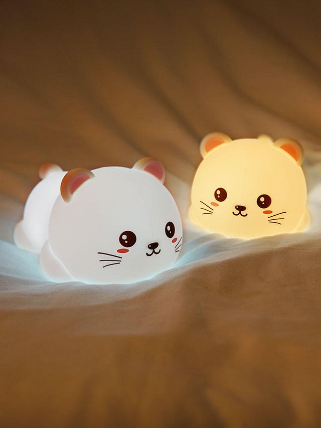 Veilleuse Tactile sur prise 25 lumens Filou Blanc 8.2 cm