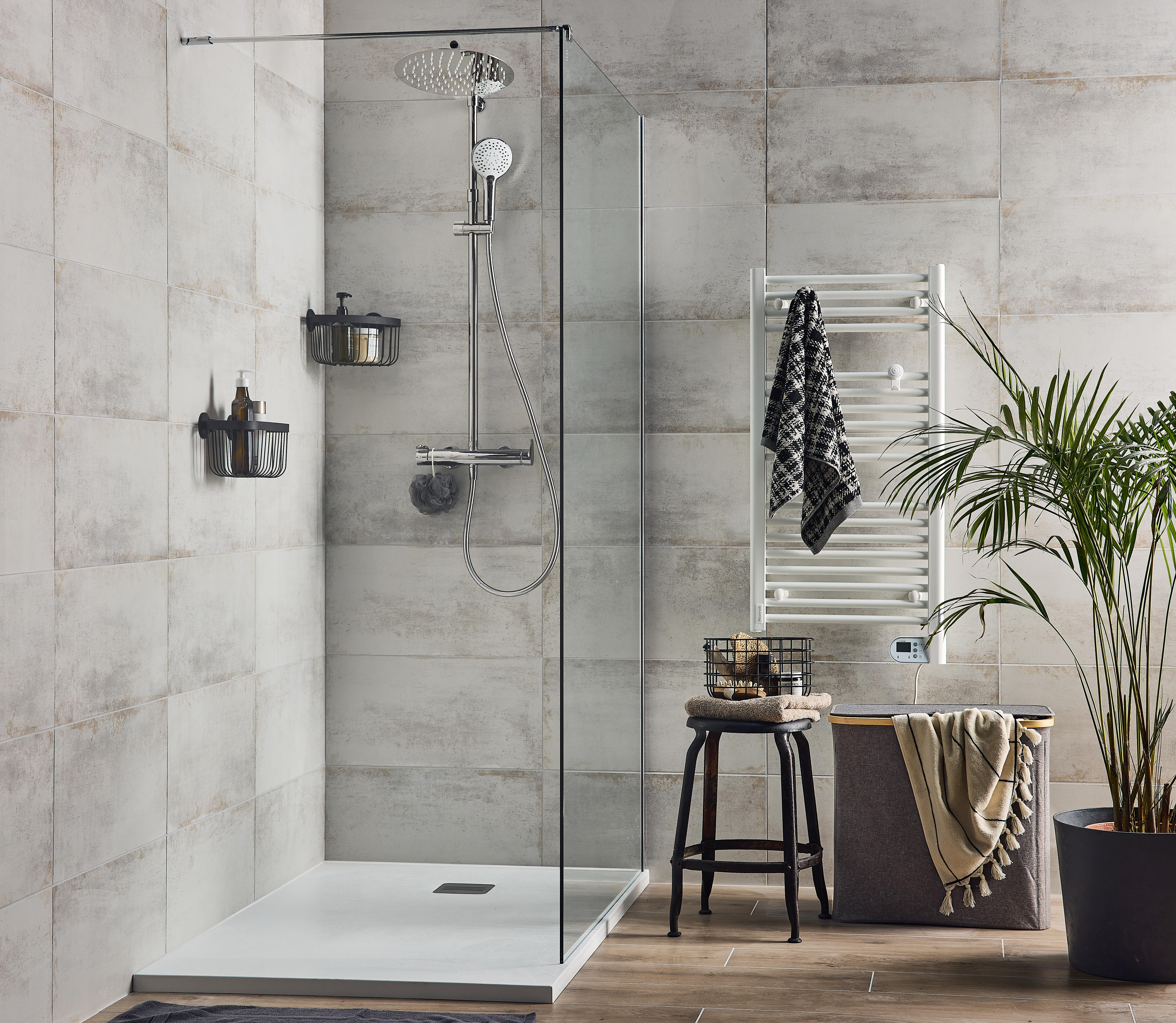 Cesto de duche SENSEA NEO PRETO - 4