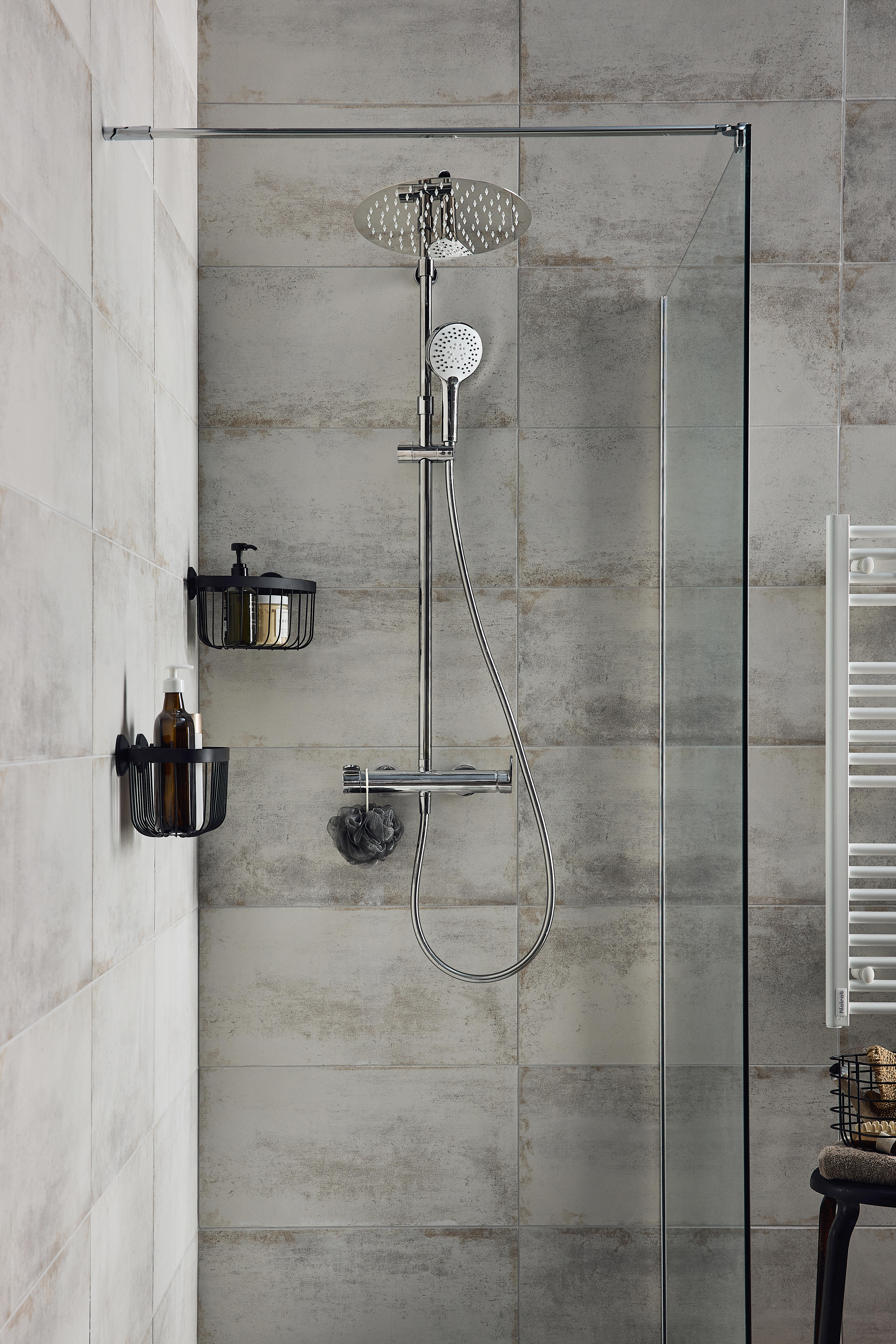 Colonne de douche thermostatique, SENSEA Icone, Chrome - 3