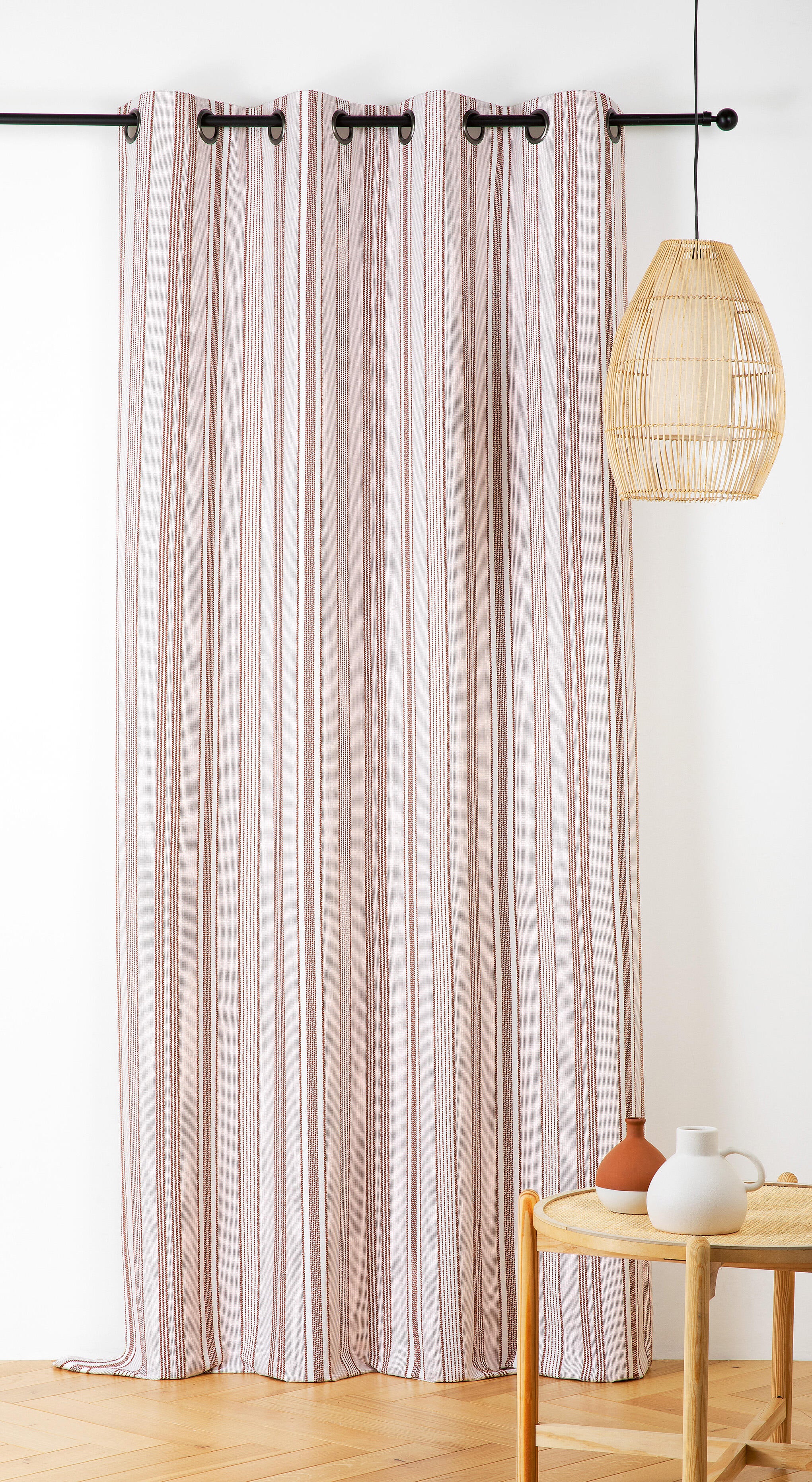 Voilage tamisant, Plage, orange H.265 x l.140 cm - 3