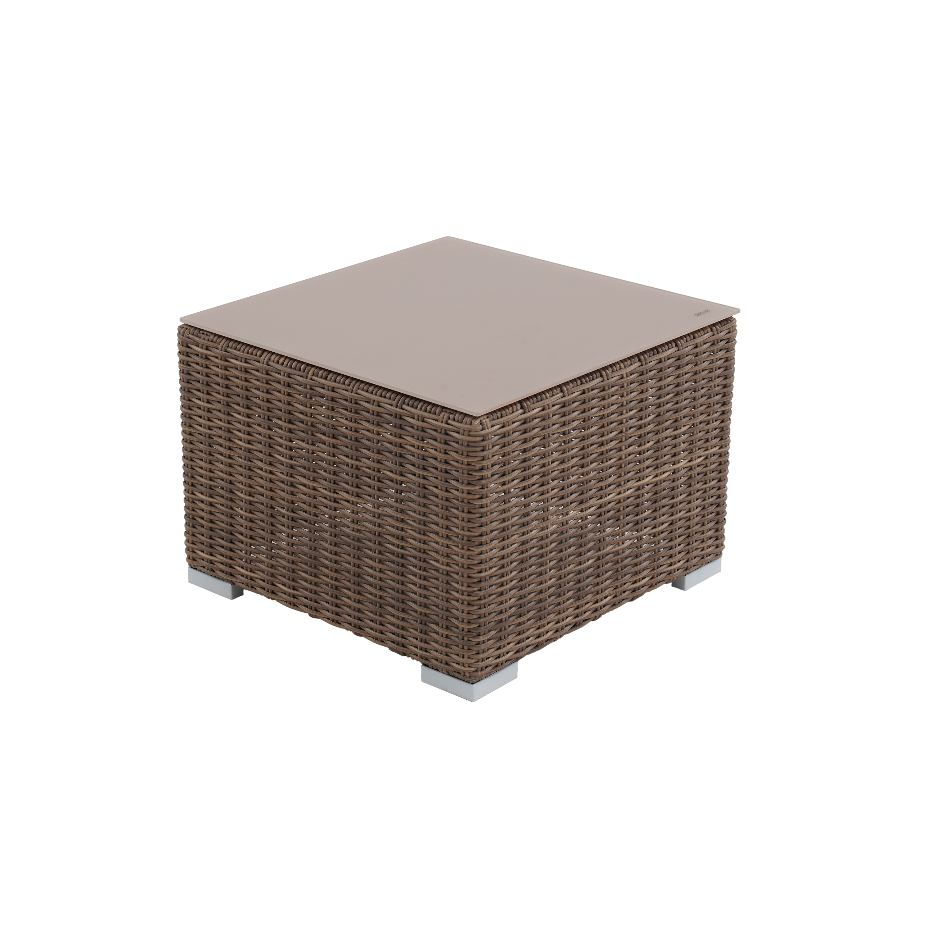 mesa de centro de jardin de aluminio de 50x365x50 cm
