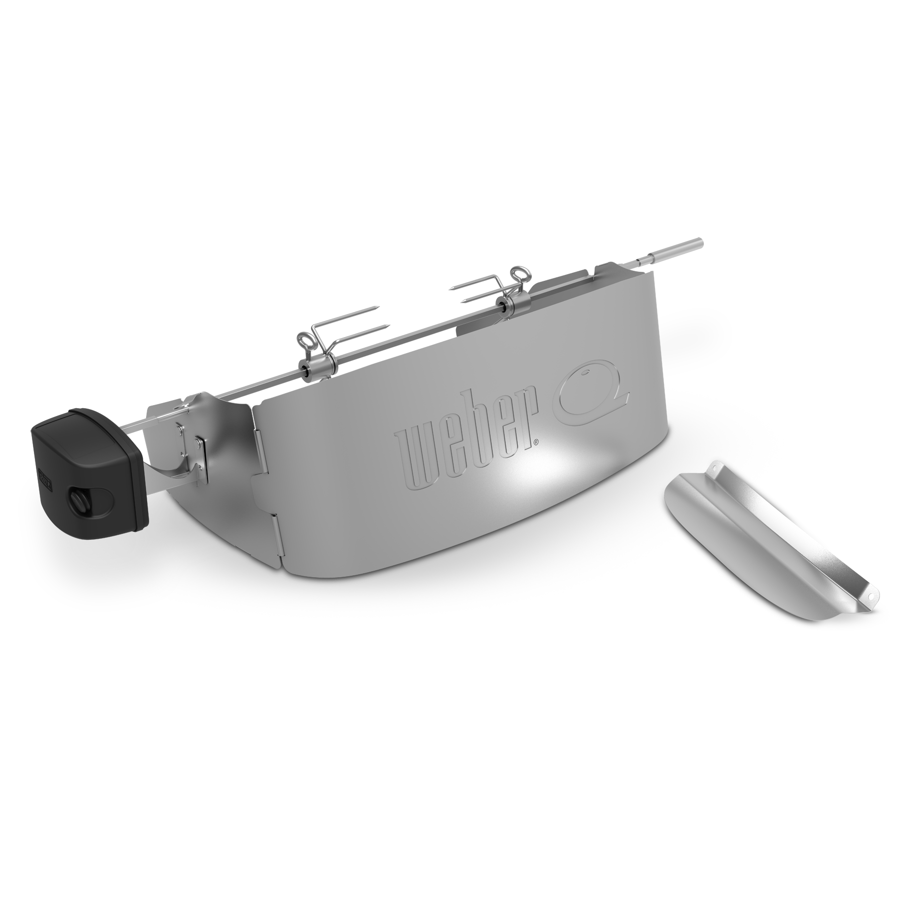 Asador giratorio de acero inoxidable para q3xxxn