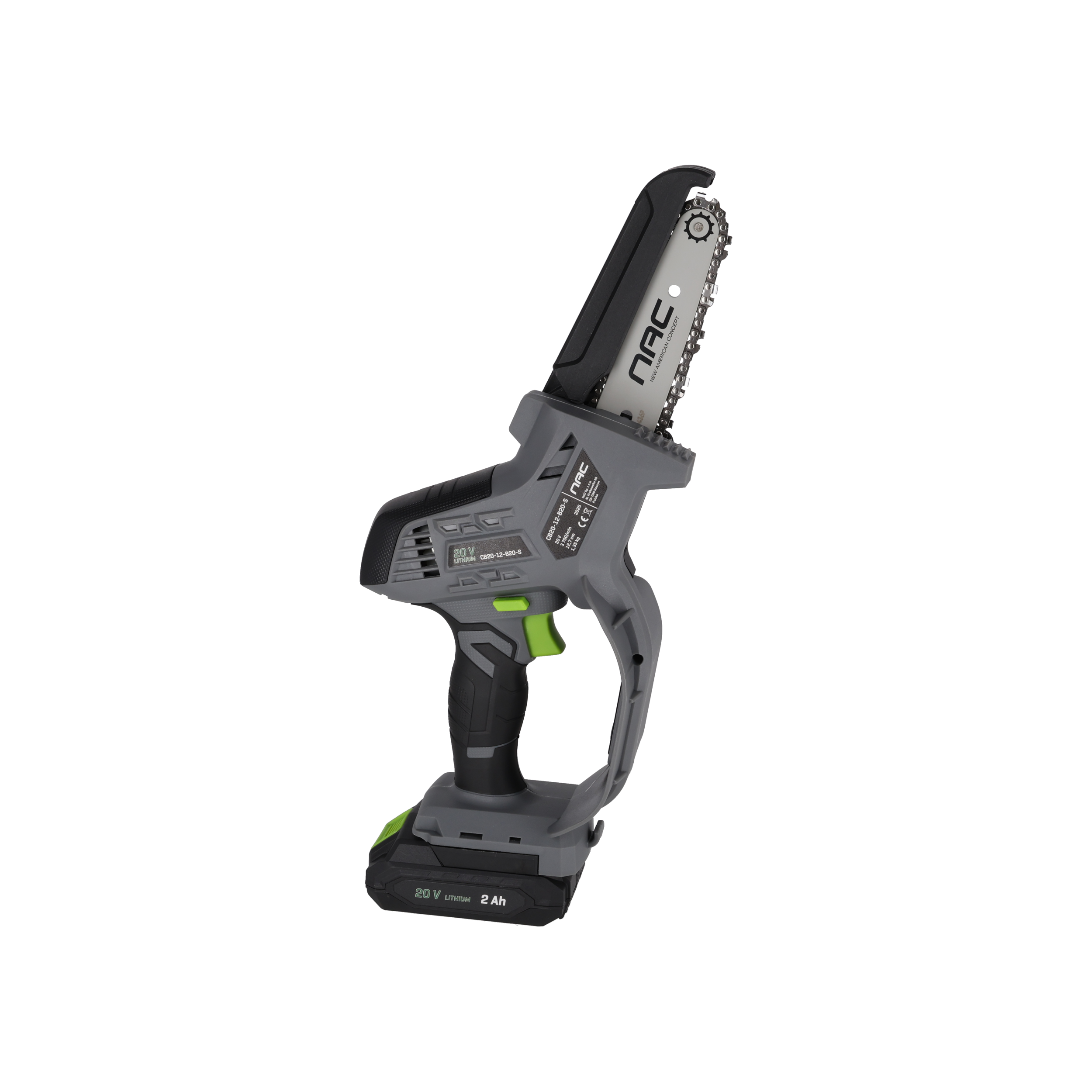 Pilarka łańcuchowa akumulatorowa 20V 2Ah 12cm CB20-12-B20-S NAC
