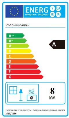ESTUFA LEÑA OSLO SALIDA HORIZONTAL 8KW  - 2