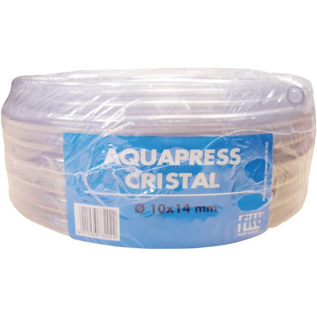 MANGUERA AQUAPRESS CRISTAL  10MMX15M
