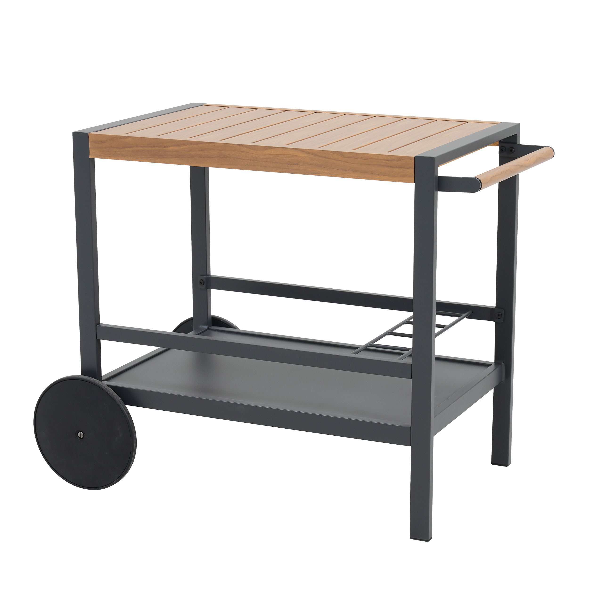 Stolik / barek ogrodowy na kółkach Duisburg 94x57.5 cm Esti&Esta