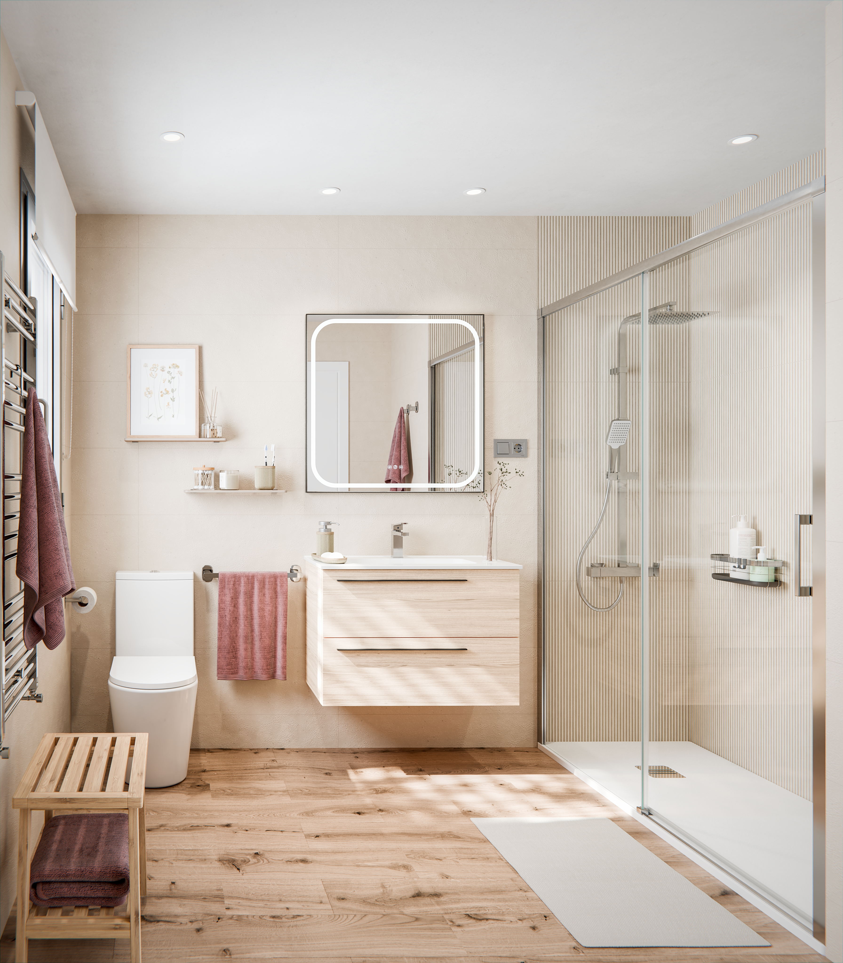 Pack sanita SENSEA neo dual back to wall rimless - 5