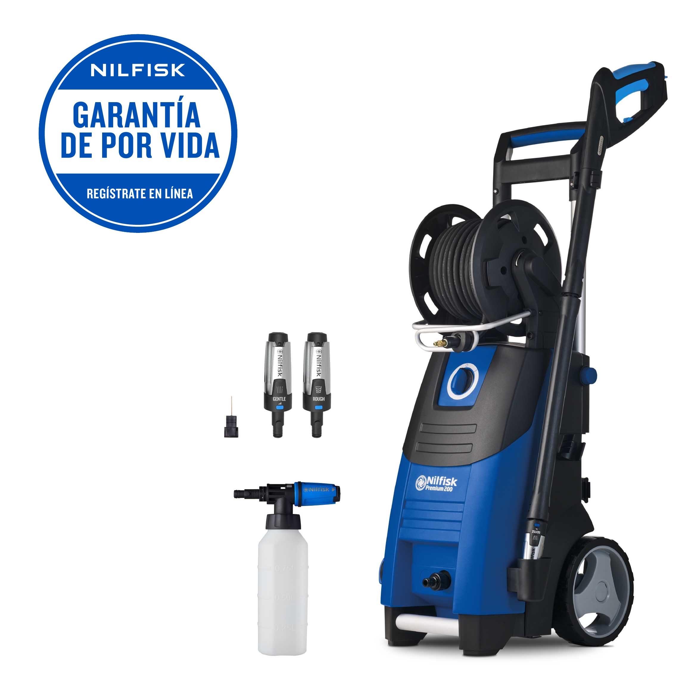 Hidrolimpiadora eléctrica nilfisk premium 200 3300w 200 bares de presión