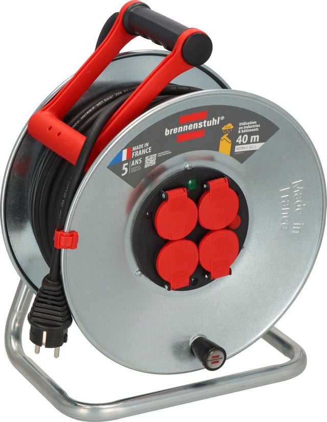 Enrouleur Silver-40 L.40 m  H07RN-F 3G1,5 - BRENNENSTUHL