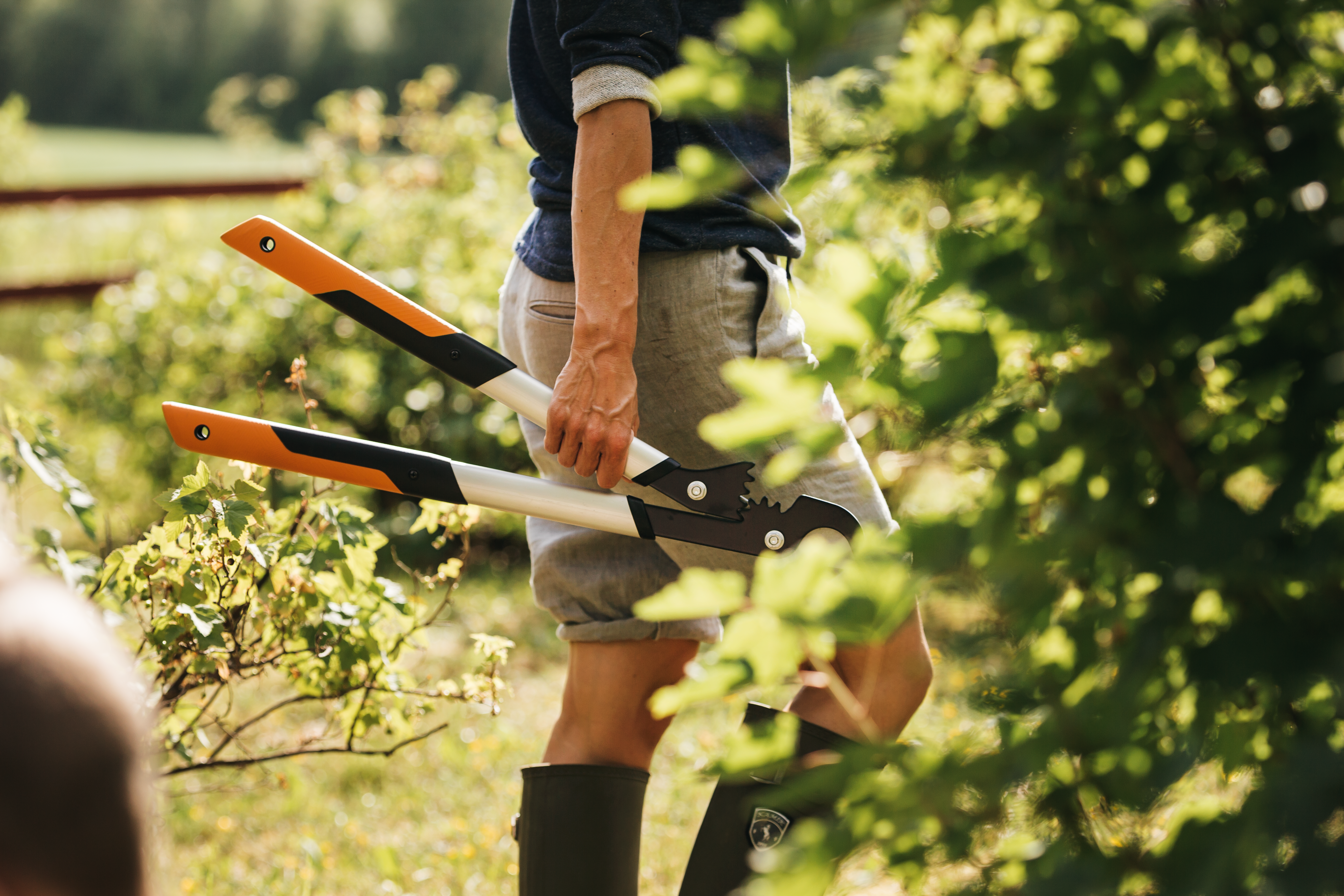 Sekator dźwigniowy nożycowy Fiskars LX94 PowergearX rozmiar M - 7