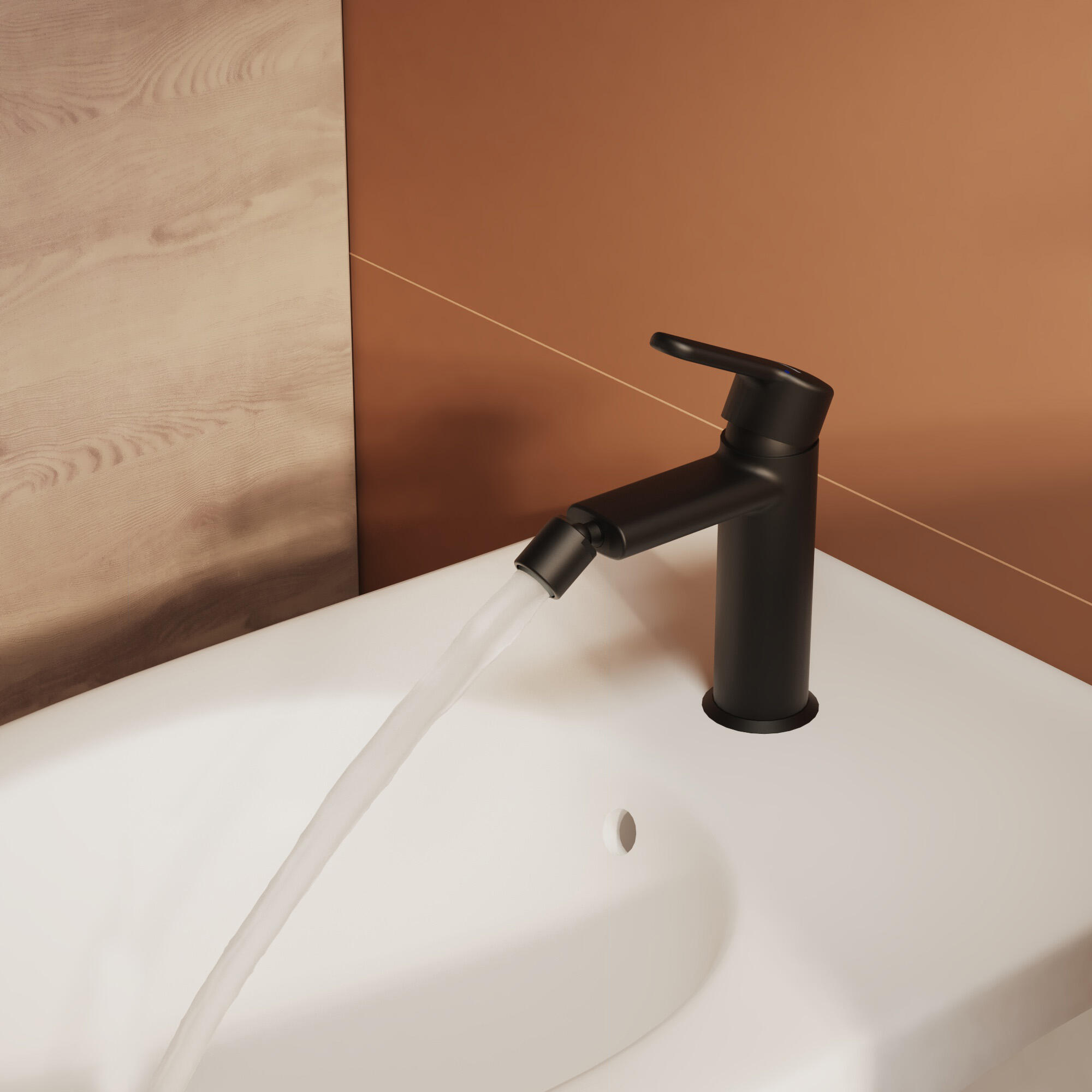 Grifo bidé sensea easy negro