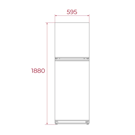 Frigorífico combinado congelador abaixo No Frost 310L cinza Teka NFL 342 C SS EU - 11