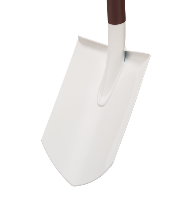 Szpadel ostry biały 19.2x76 cm Fiskars