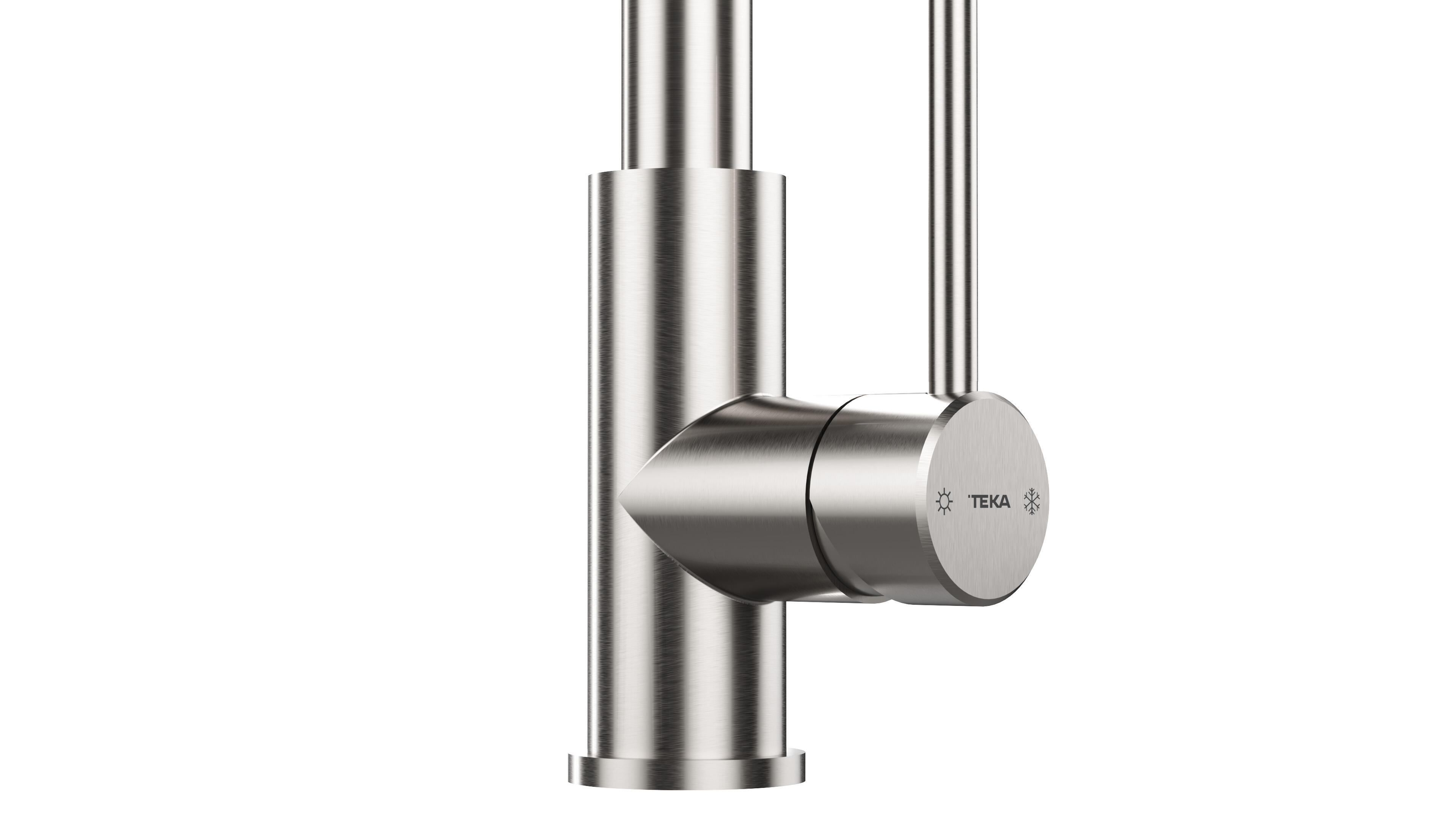 Grifo de cocina monomando caño alto TEKA UNI 9331 SS extraíble cromo mate - 6
