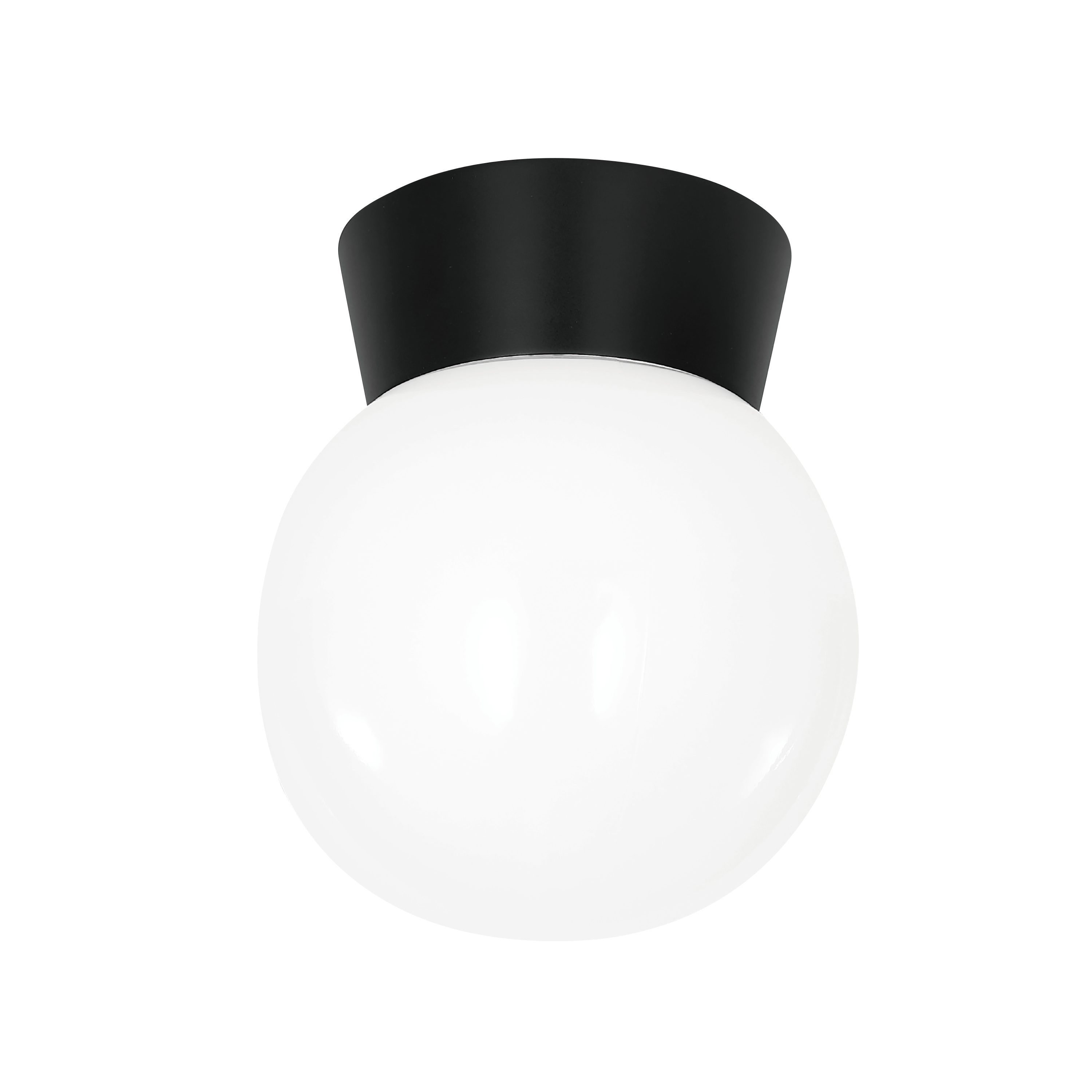 Oprawa łazienkowa Inti czarno-biała E27 IP44 Inspire