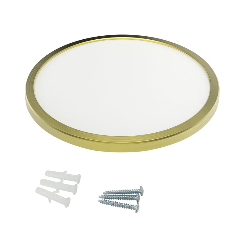 Plafon Lano mosiądz IP44 LED Inspire