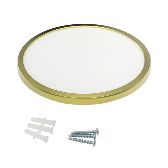 Plafon Lano mosiądz IP44 LED Inspire