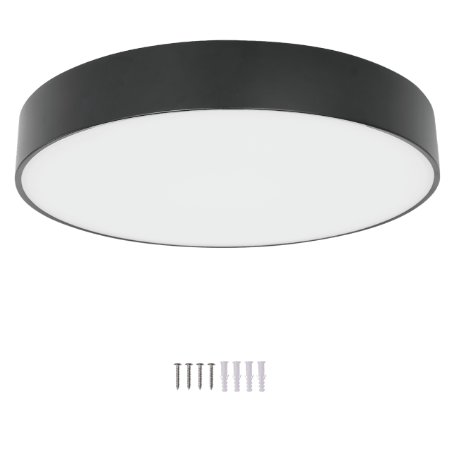 Plafon Drema czarny IP44 LED Inspire