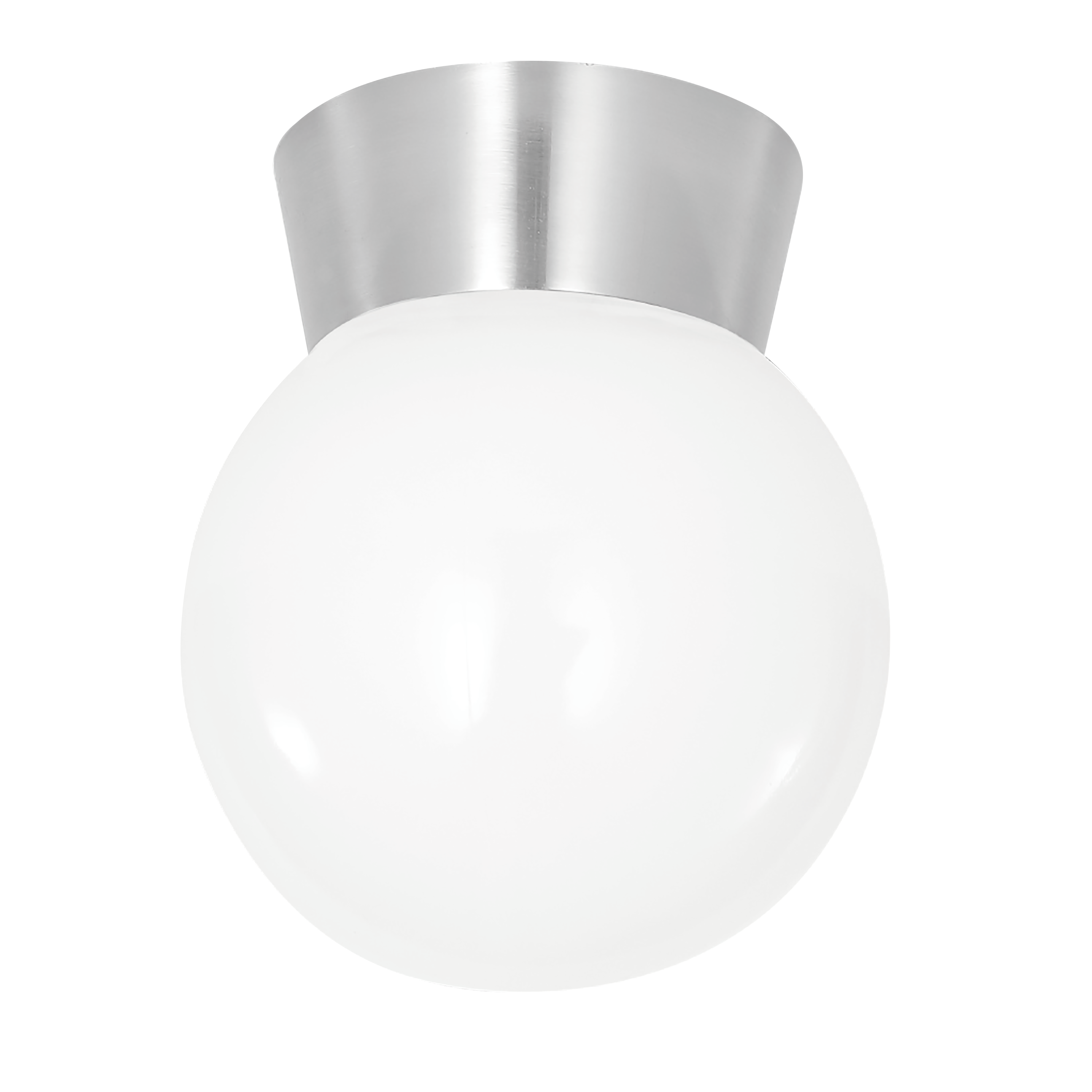 Oprawa łazienkowa Inti satynowa biała E27 15 cm IP44 Inspire