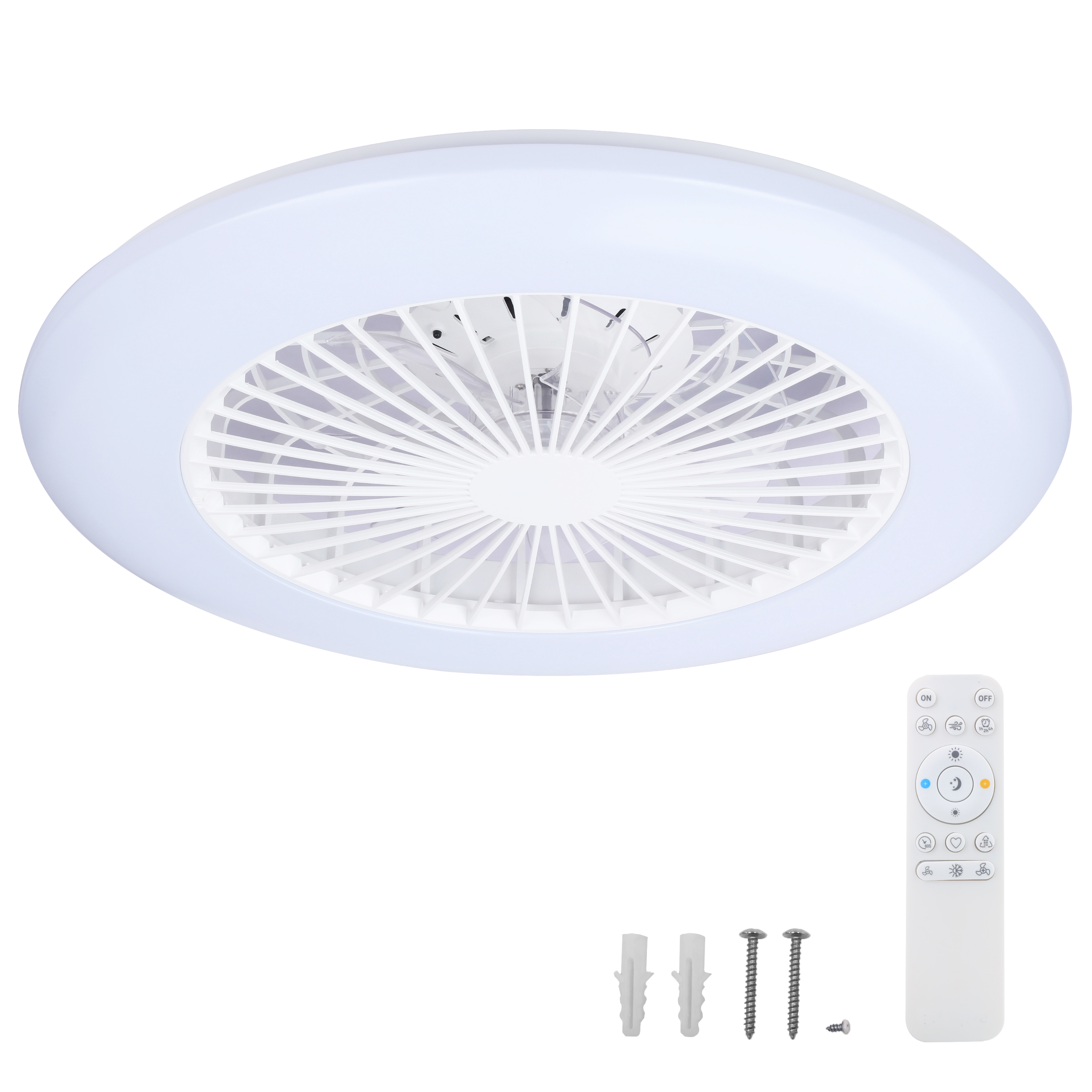 Lampowentylator Kili biały LED Inspire - 3