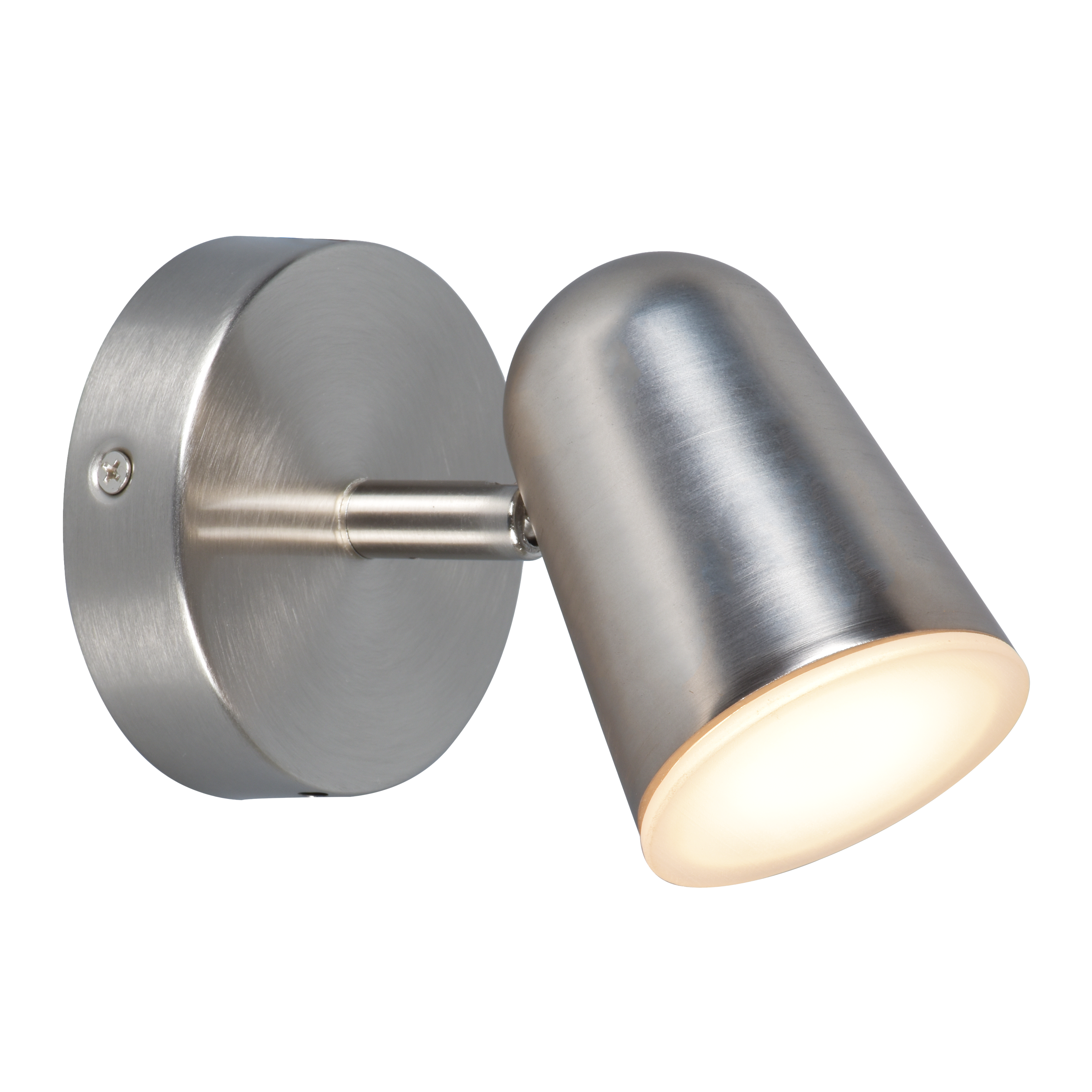 Kinkiet łazienkowy nikiel satyna GU10 IP44