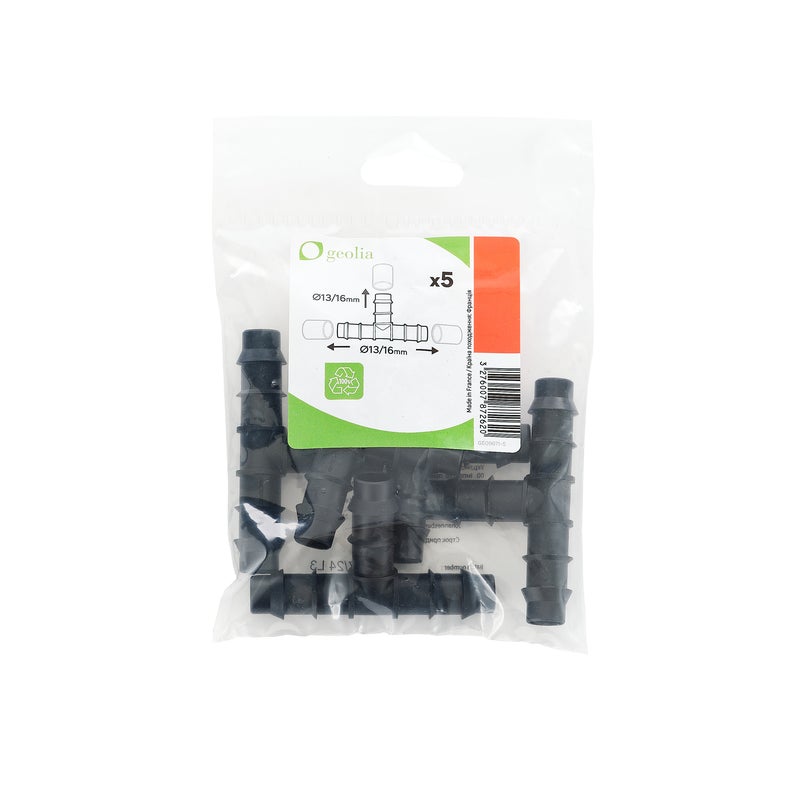 Trójnik z kolcami do nawadniania kropelkowego 16 mm 5 szt. Geolia