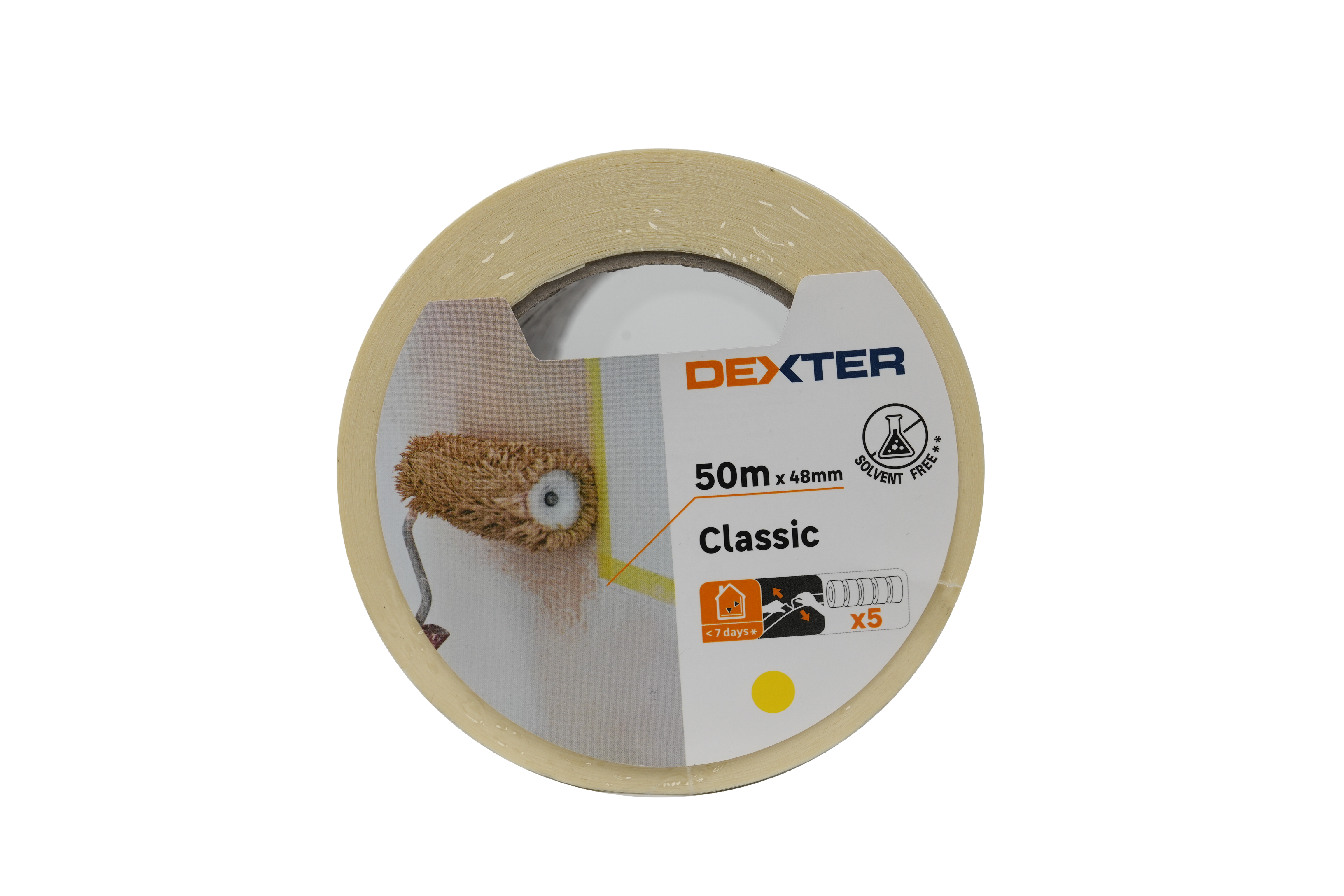 Zestaw 5 taśm maskujących 48 mm x 50 m Dexter - 4