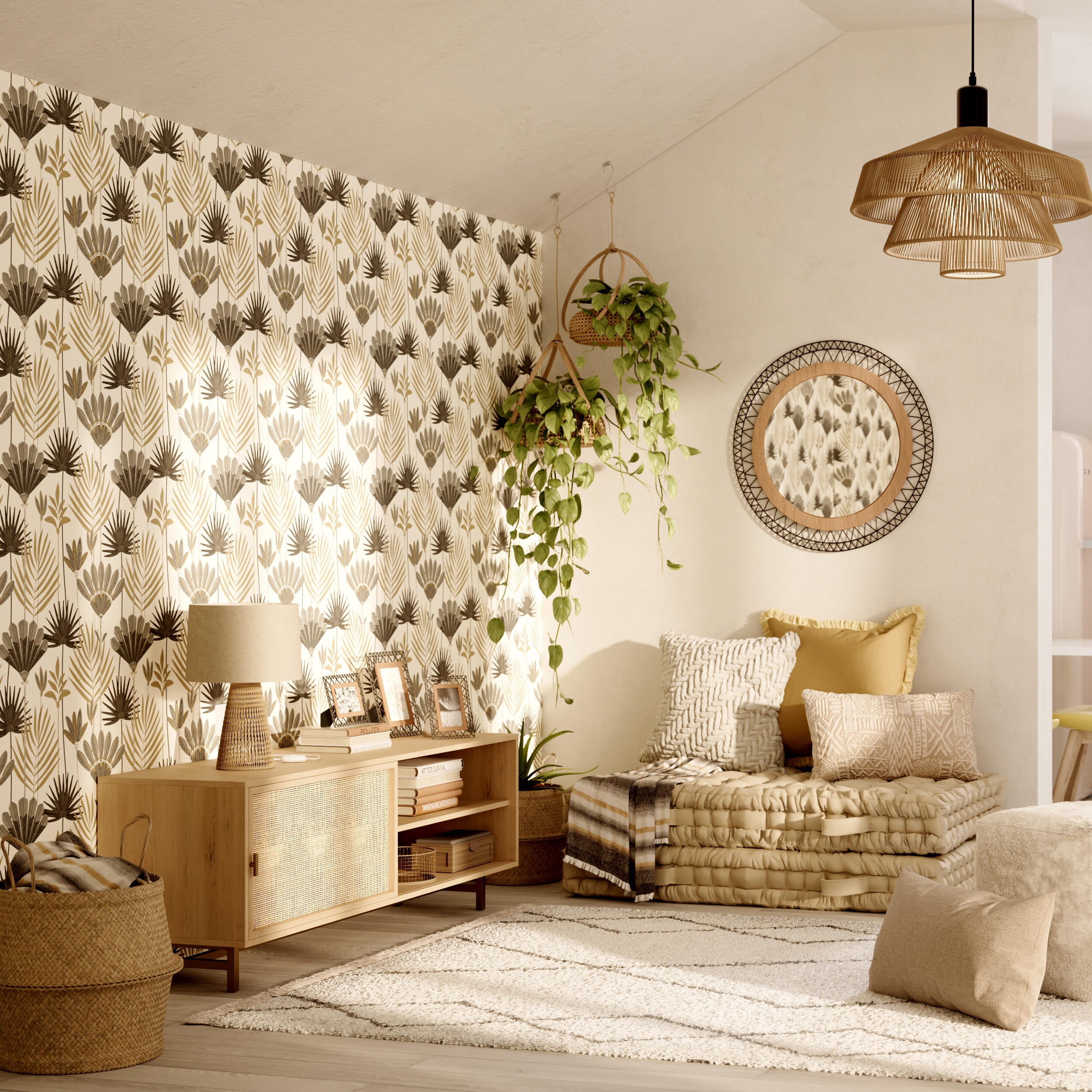 Almofada de chão INSPIRE LUCK 80X120X15CM TRENCH 5 - 11