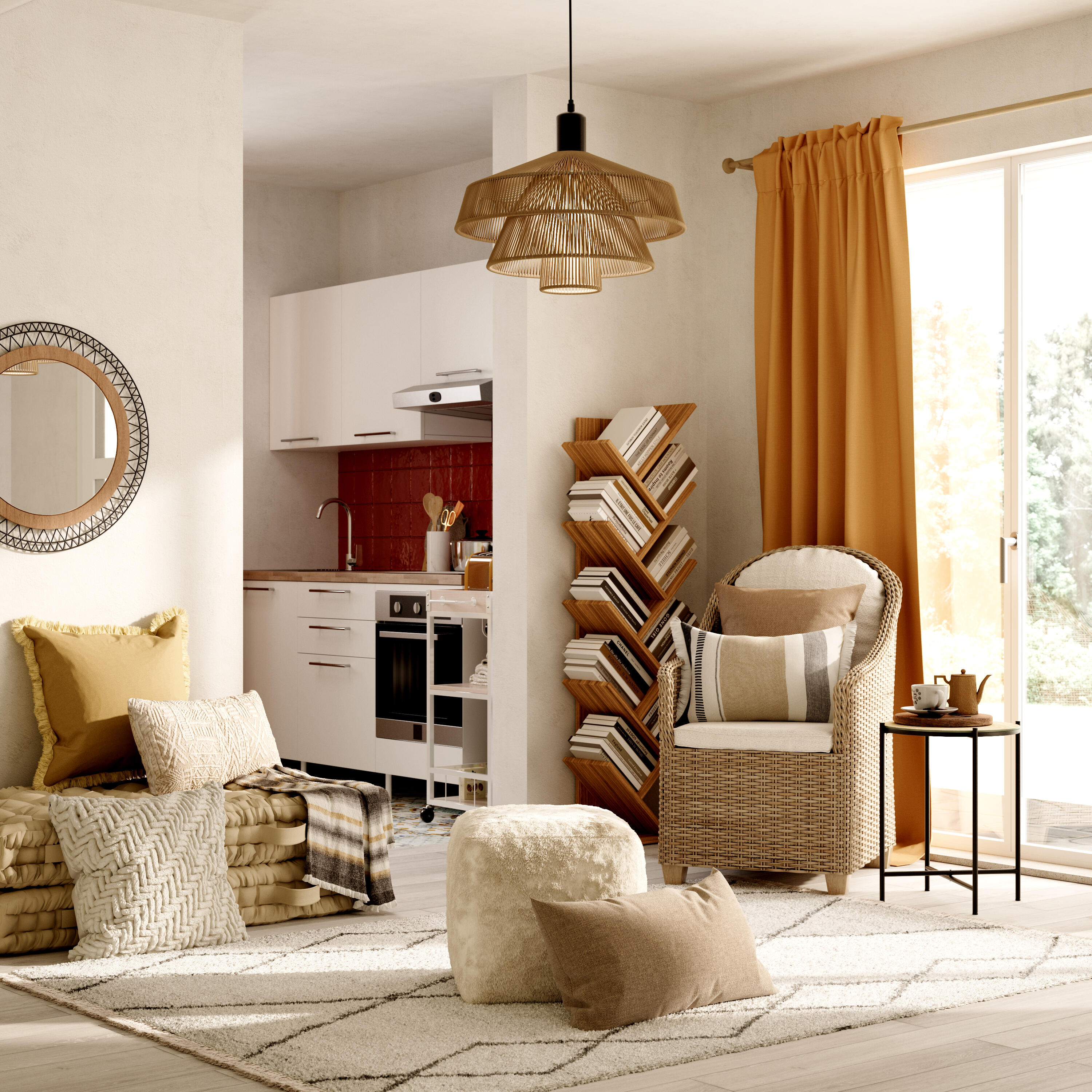 Almofada decorativa Billy 40x60cm kenya Inspire - 10