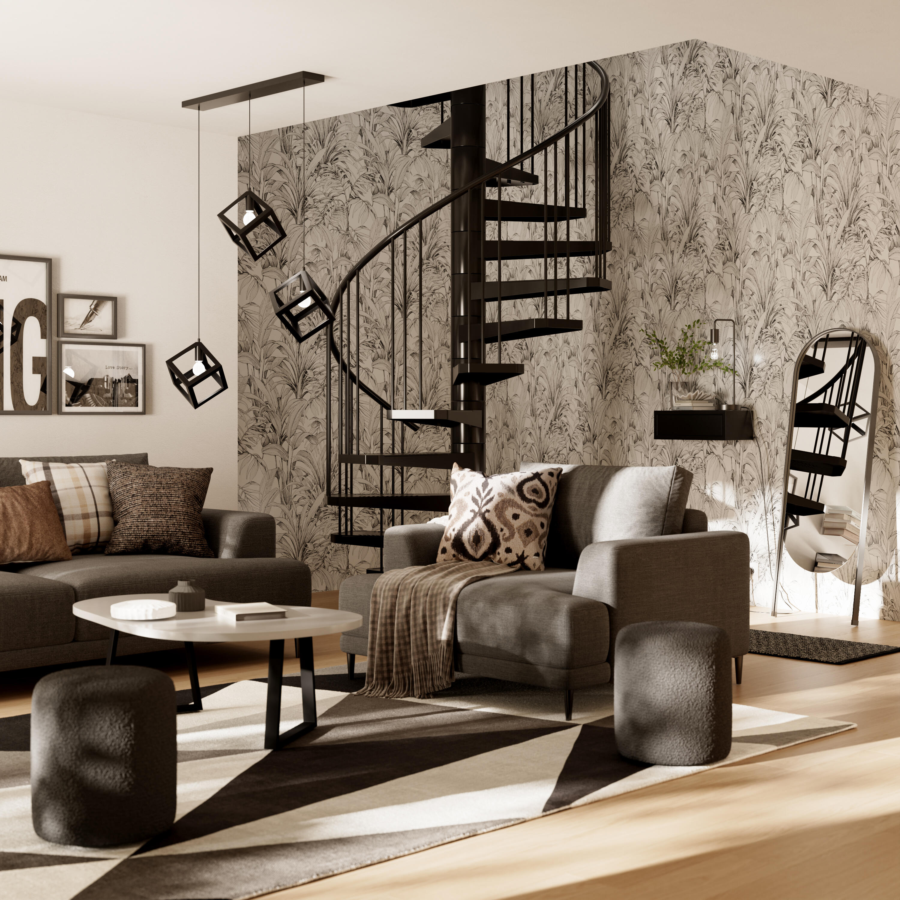 Pavimento vinílico SPC click flutuante Louth forte Artens 5 mm com base NAT305 - 11