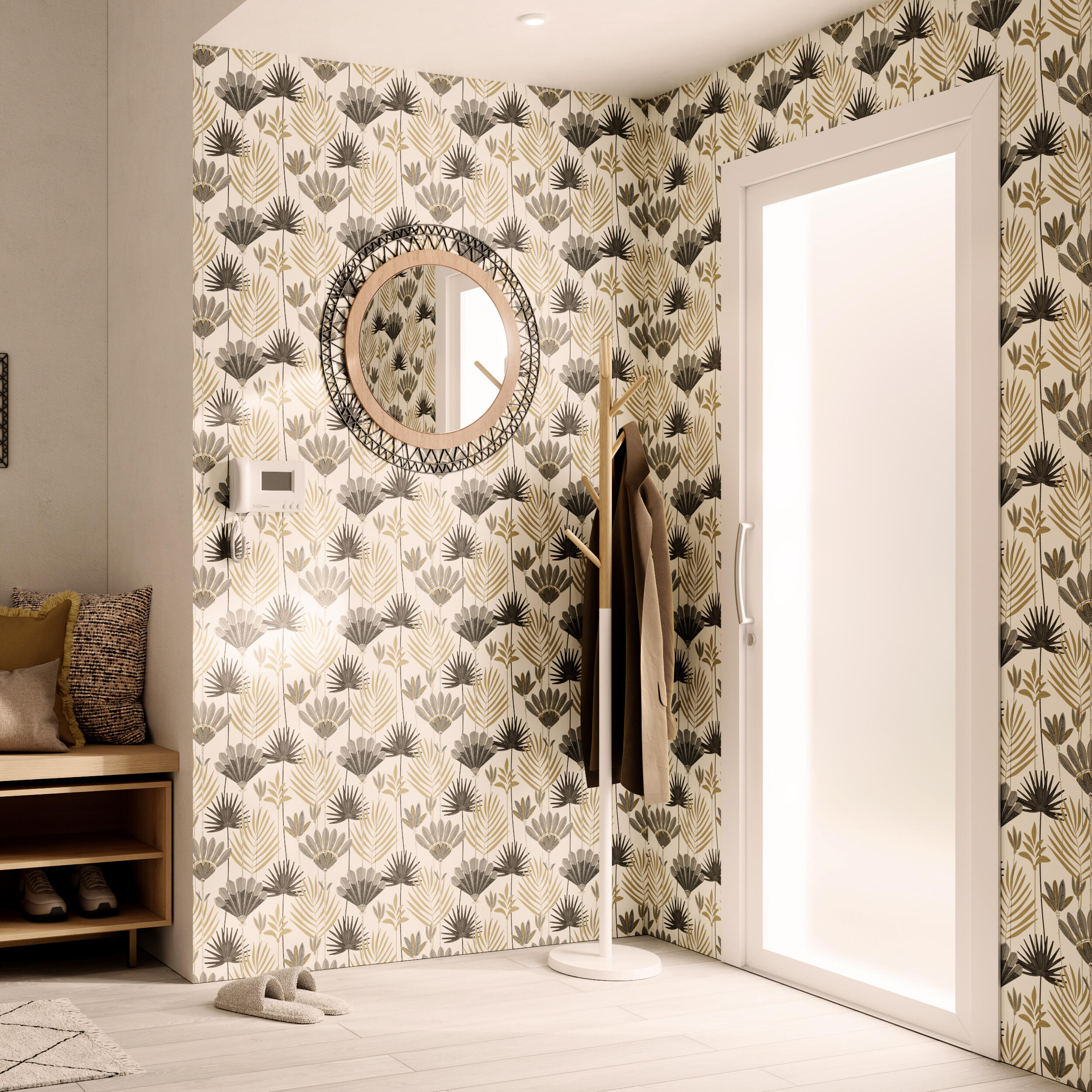 Downlight empotrable blanco redondo pintado compatible con bombilla GU10 INSPIRE Lecco ø8.2 cm IP65 - Foco empotrable para duchas - 6