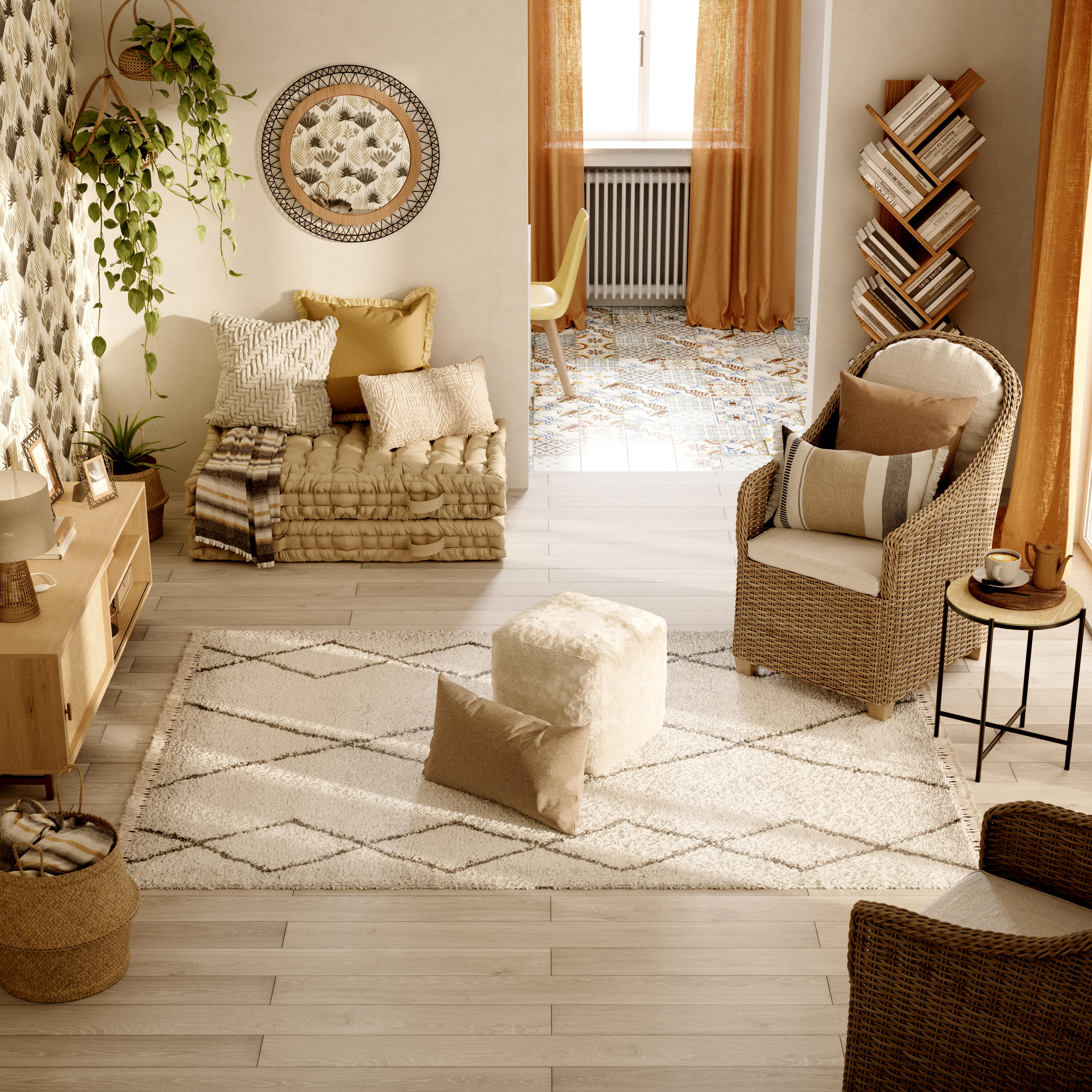 Almofada decorativa Billy 40x60cm kenya Inspire - 9