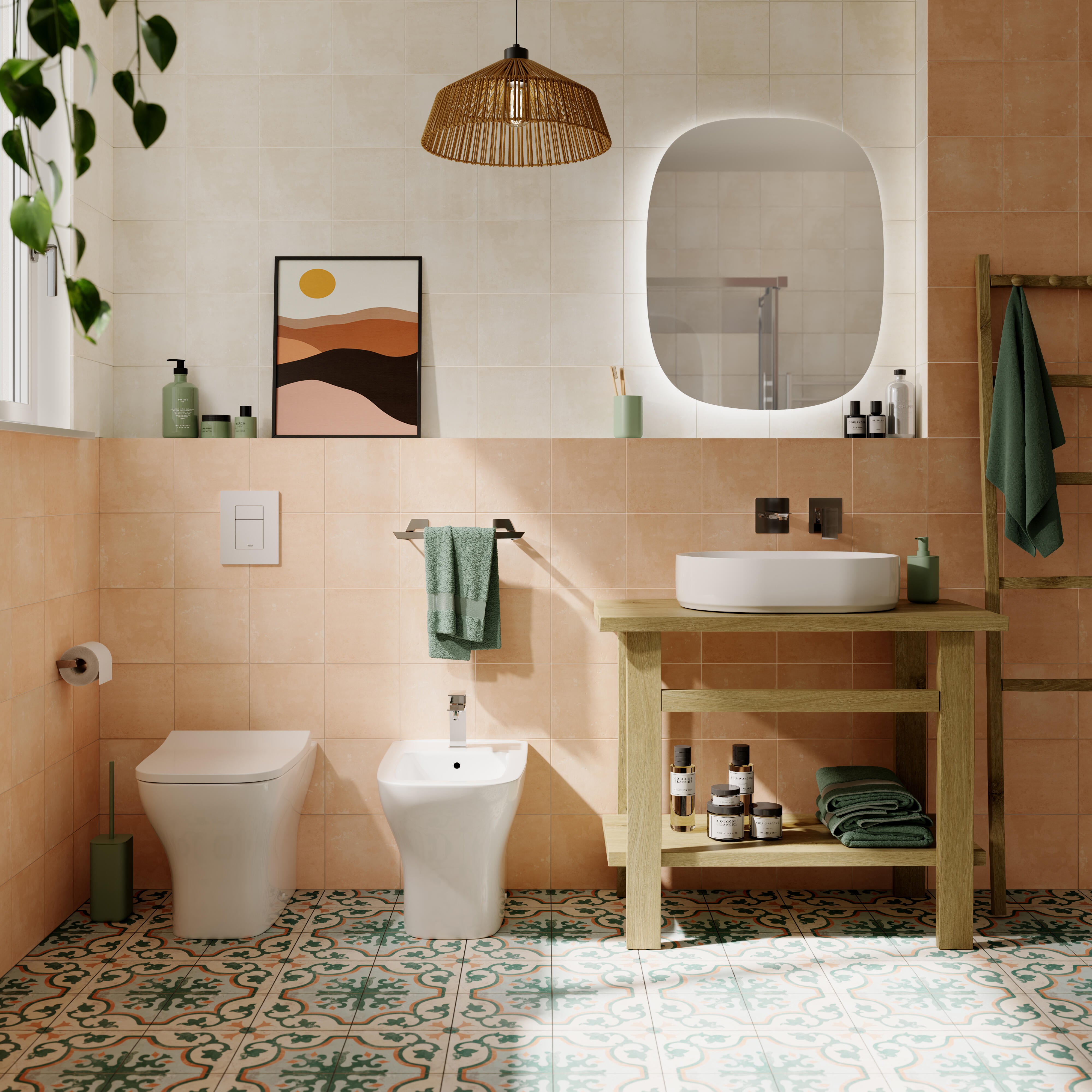 Piastrella da pavimento e rivestimento interno 20 x 20 cm Sp. 7.4 mm Jumbo in gres naturale multicolore opaco traffico intenso (pei 4/5) R10 1.52 mq - 5