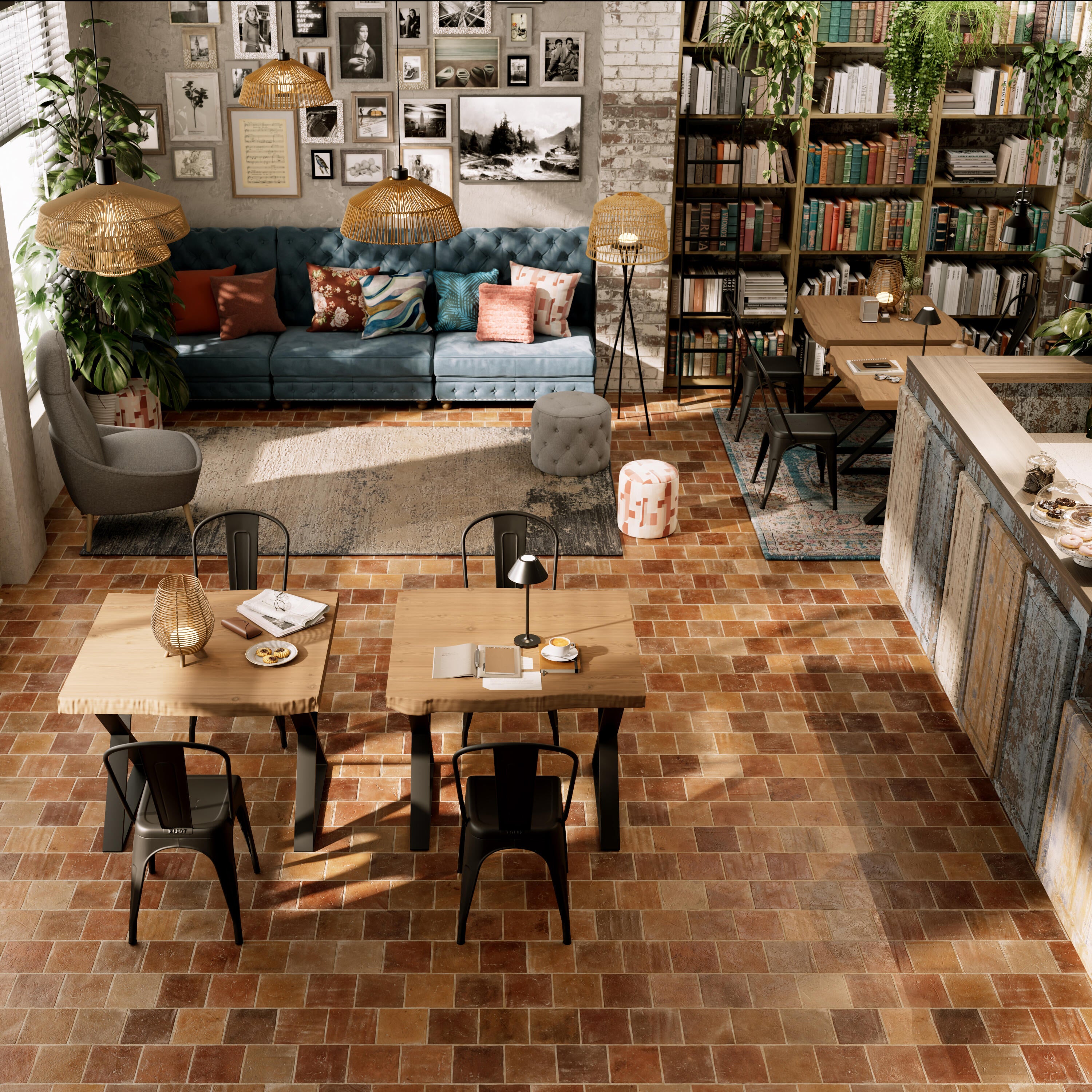 Candeeiro de teto suspenso MIKONA E27 1 luz D38cm branco corda inspire - 11