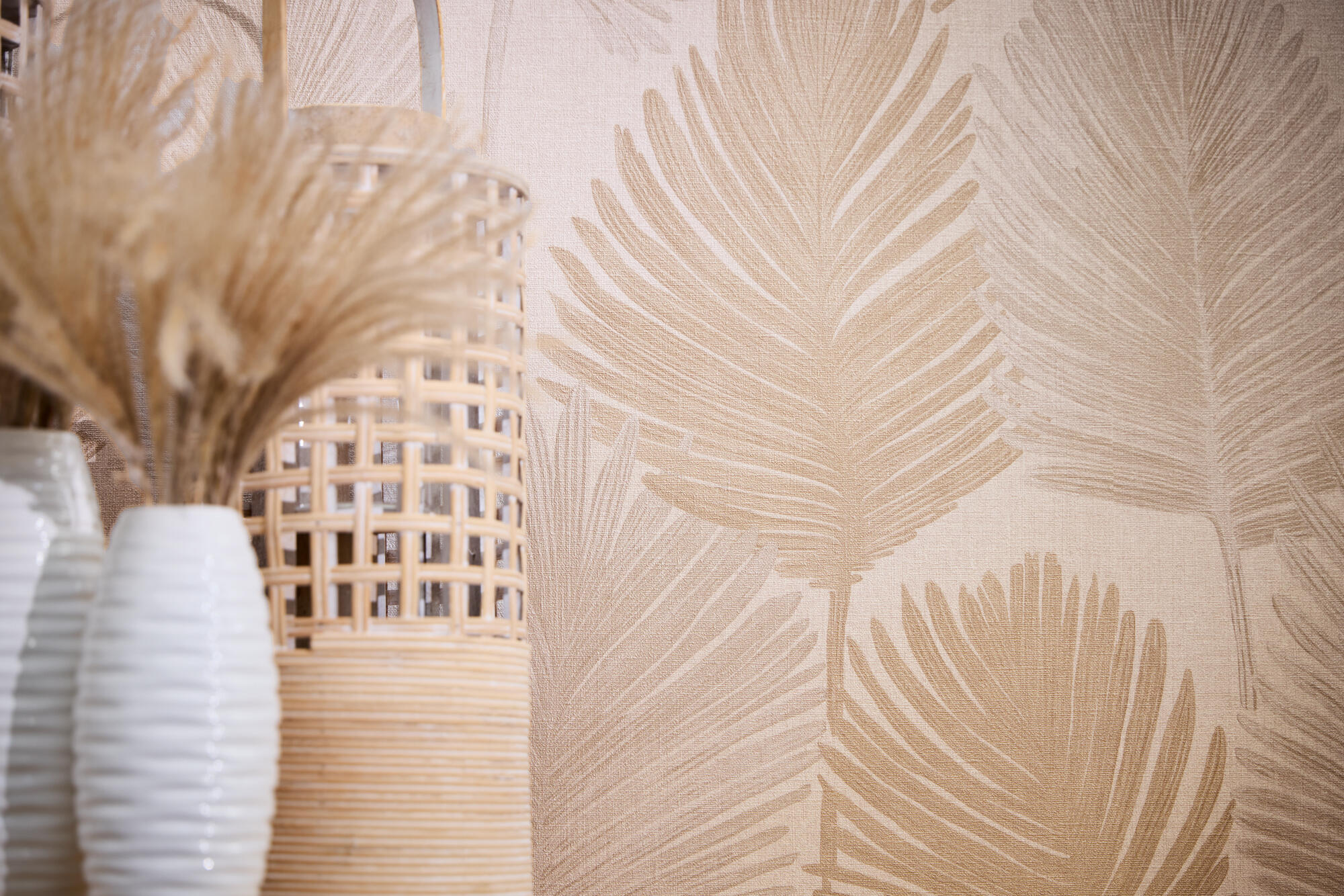 Papier peint intissé Algarve beige, cuivre, marron - 2