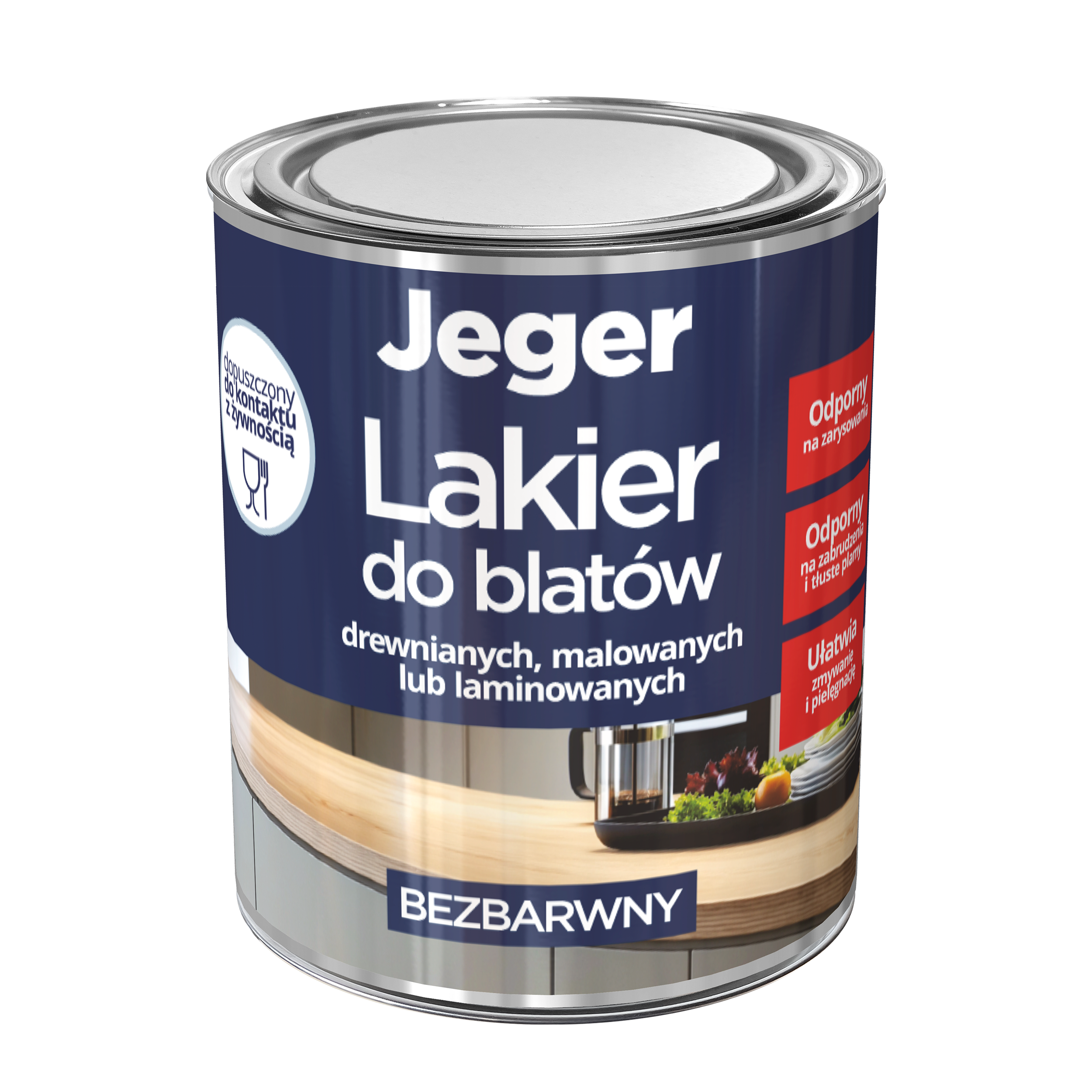 Lakiery do blatów bezbarwny 0.5 l Jeger