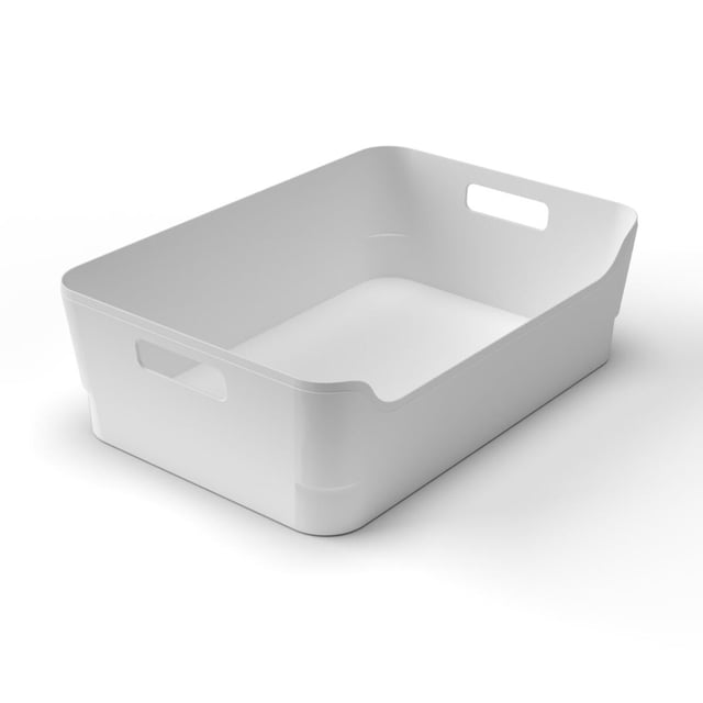 Scatola R-Shape Grande 8L L 23 x H 10 x P 34 cm bianco