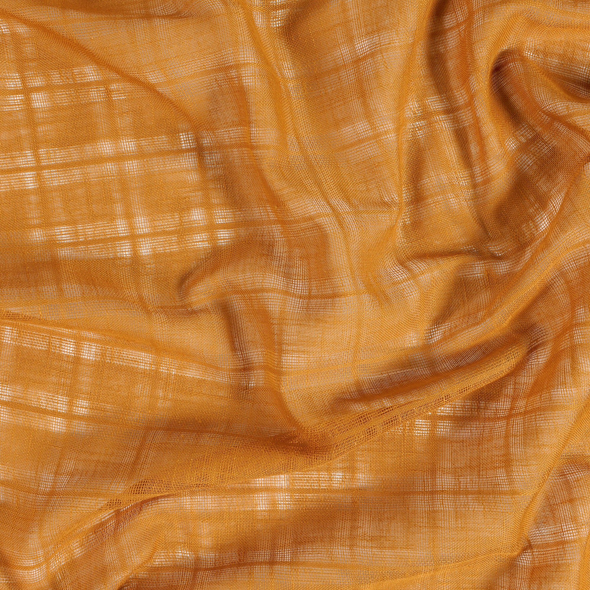 Voilage semi-transparent, Kelsch, orange H.260 x l.145 cm - 2