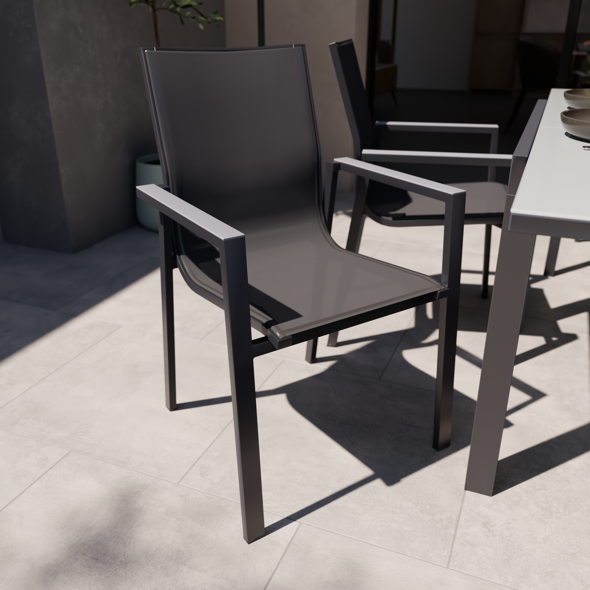 Fauteuil NATERIAL Odyssea Gamma gris anthracite - 3