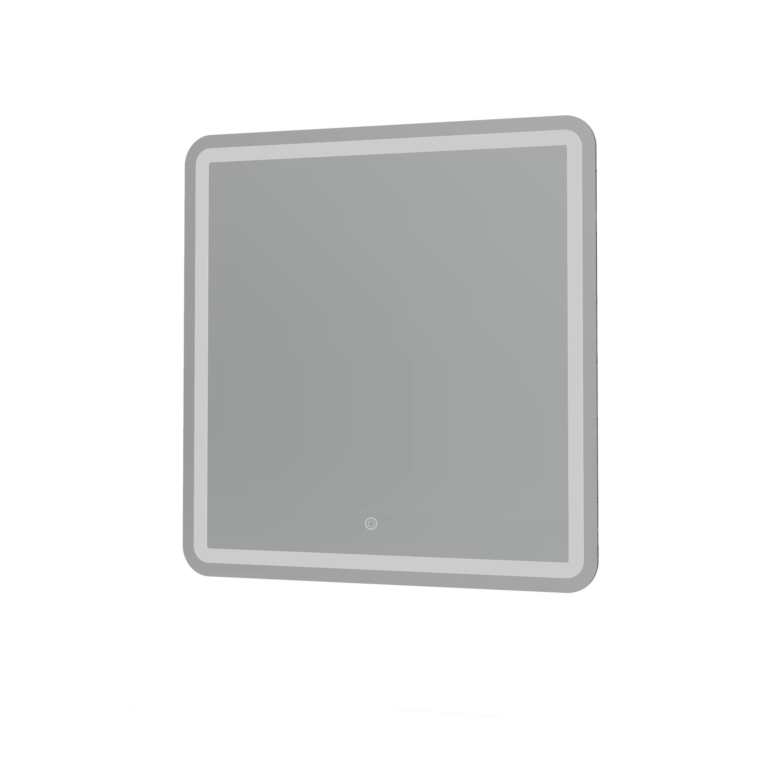 Espejo de baño con luz LED  Marco LED  con antivaho, táctil,  80x80cm - 3