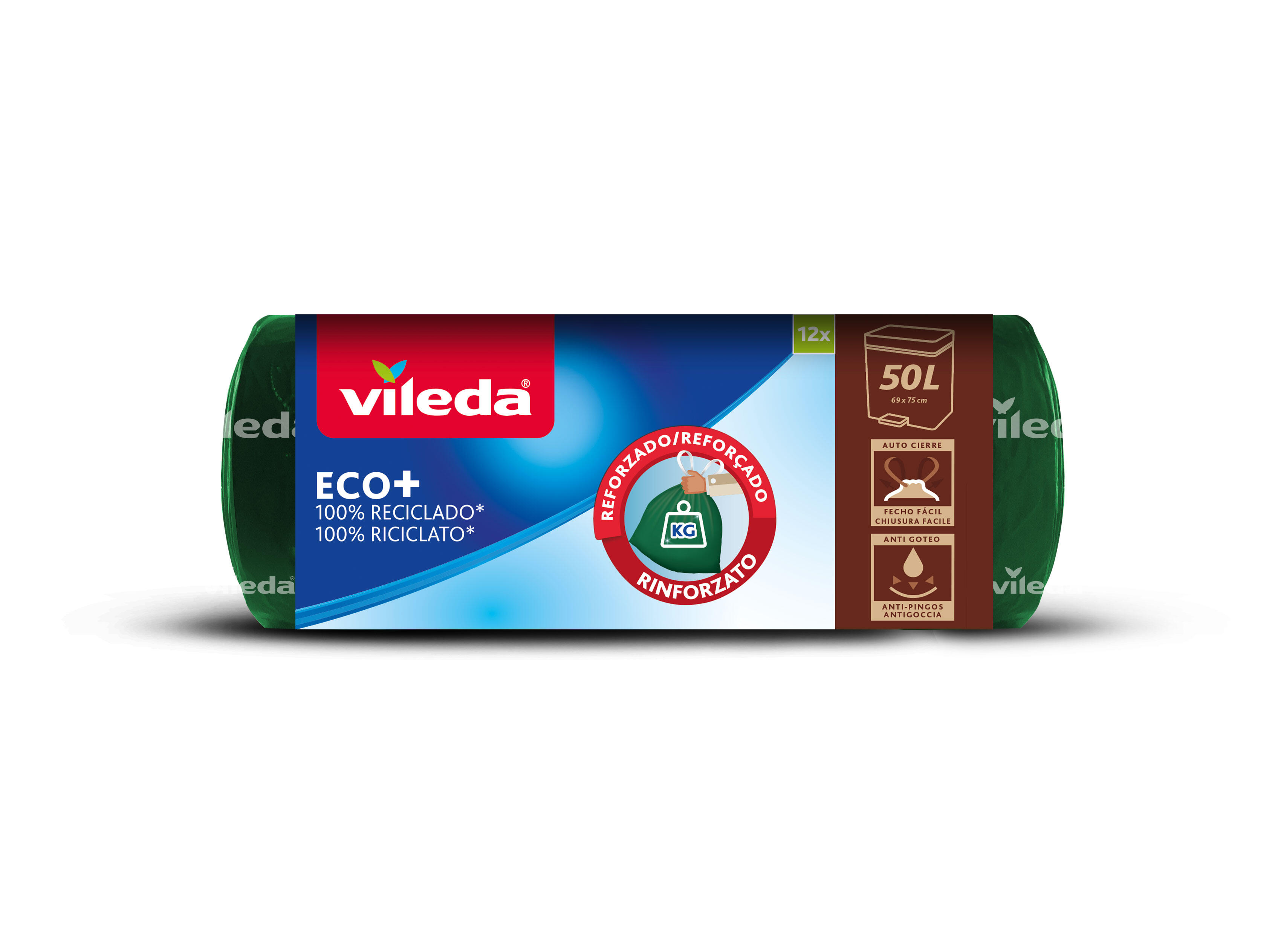 Bolsa basura eco 50 litros vileda