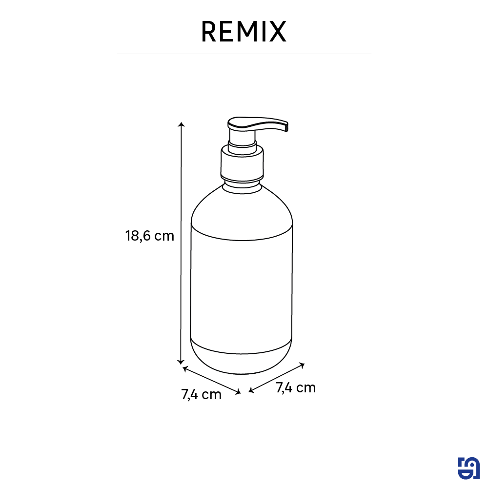 Distributeur de savon transparent Remix SENSEA - 2