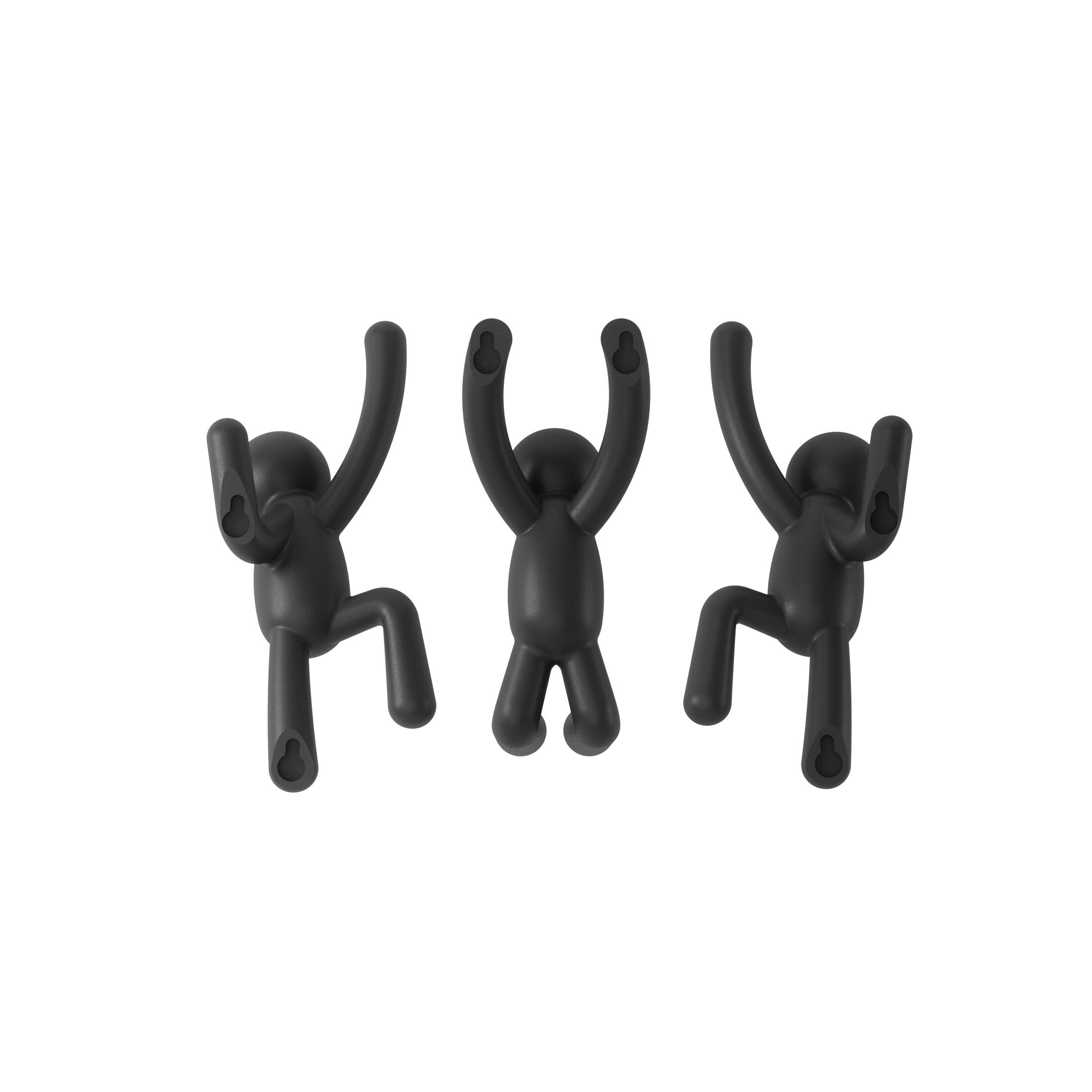Figurine Buddy, noir H.16.5 x l.9 cm - 6