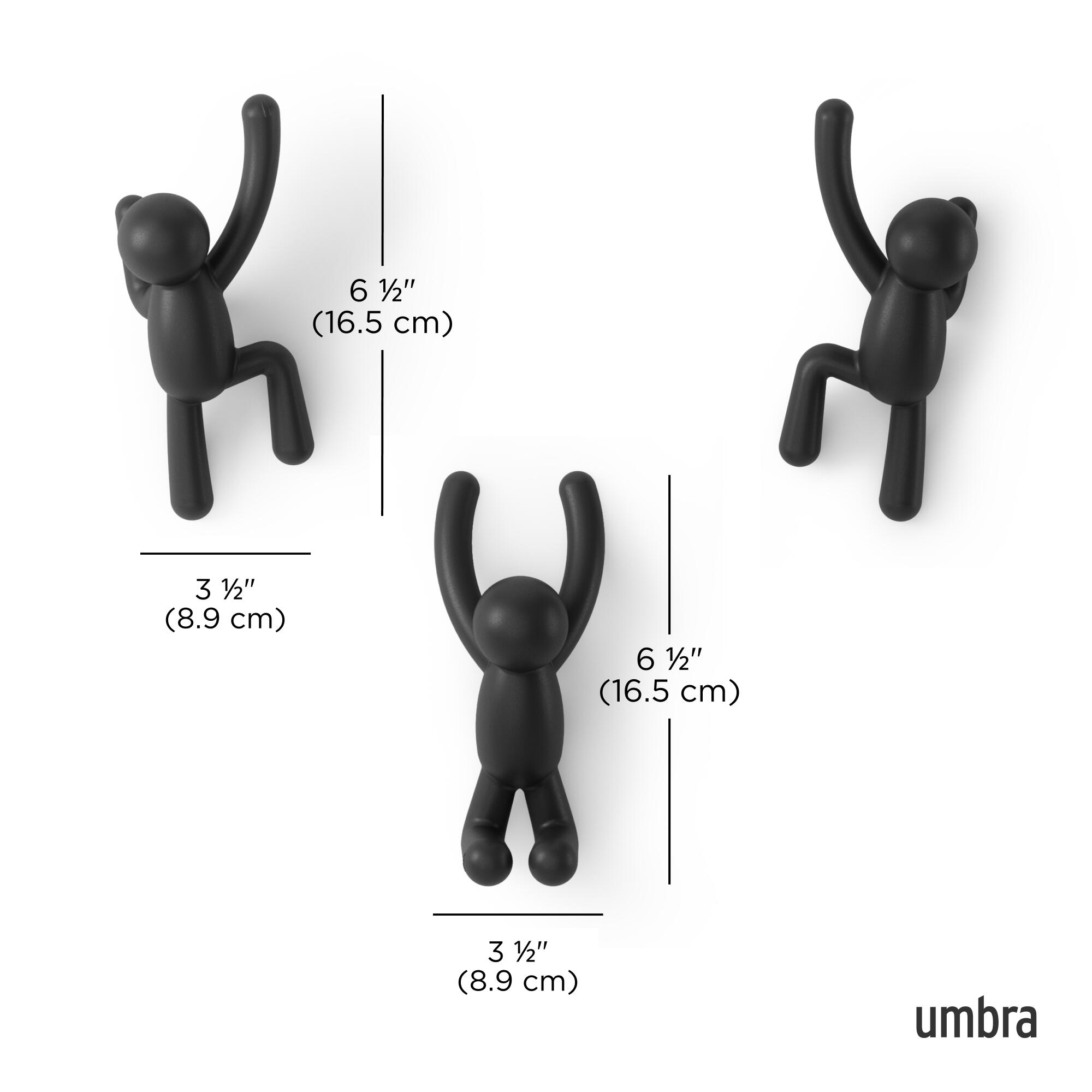 Figurine Buddy, noir H.16.5 x l.9 cm - 4