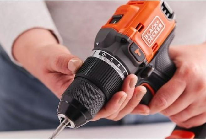 Berbequim percutor sem fio brushless 18V 50 Nm  2 baterias e carregador Black+Decker BLD683D2XK-QW - 2